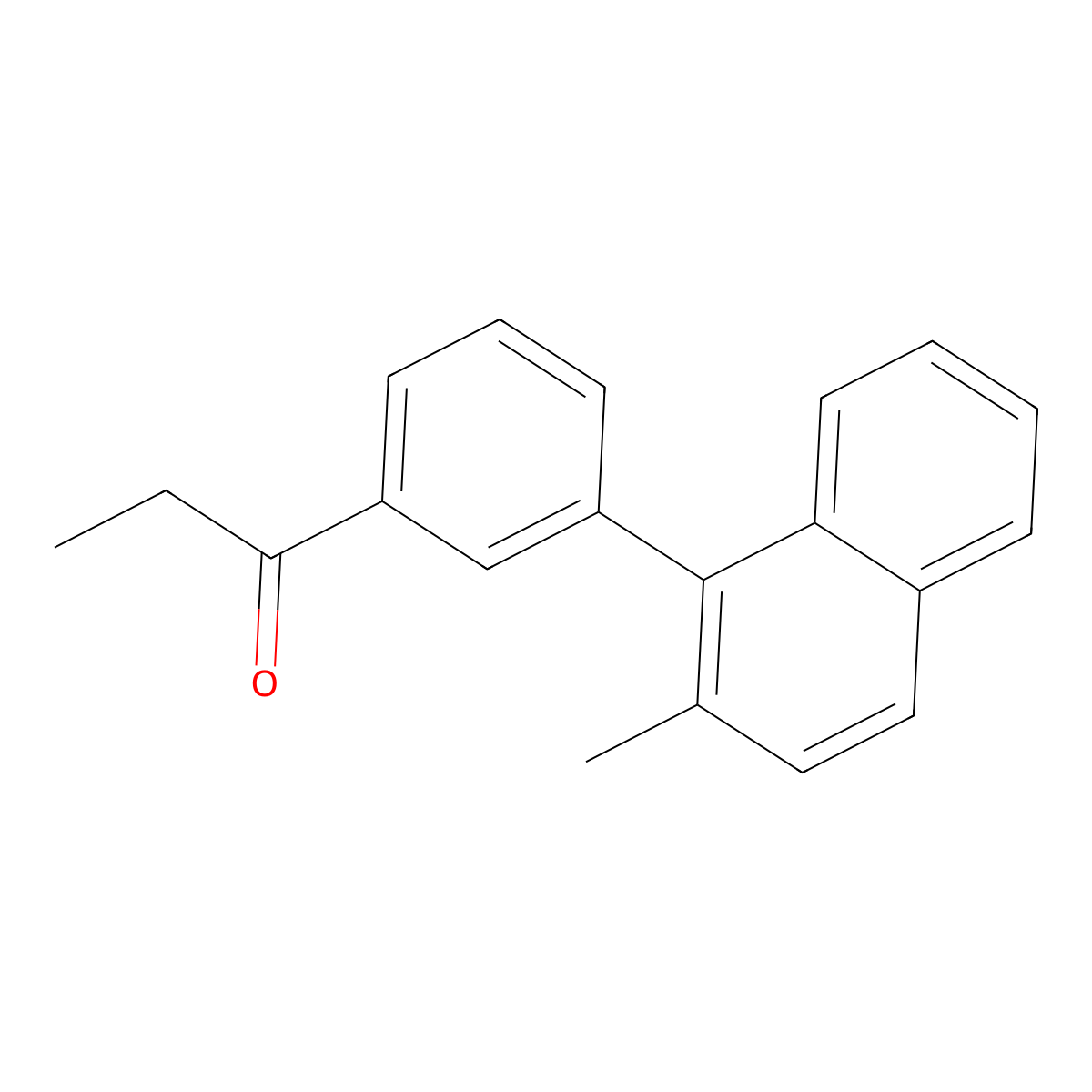 1-[3-(2-Methyl-1-naphthalenyl)phenyl]-1-propanone molecular structure, CAS 1506629-80-6