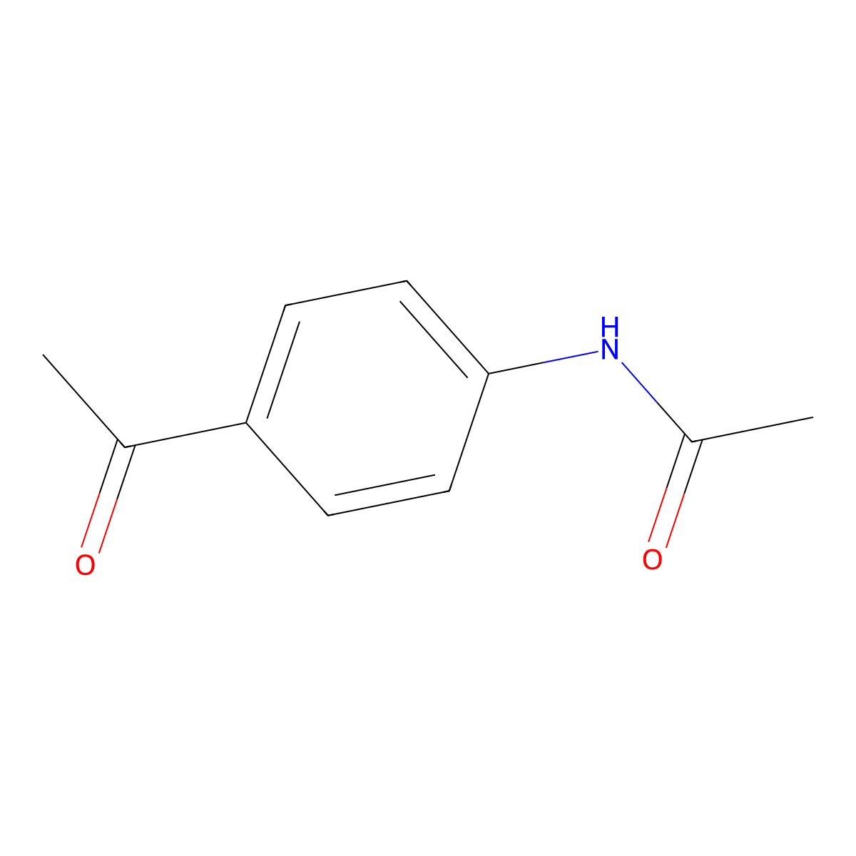 N-(p-acetylphenyl)acetamide molecular structure, CAS 150667-24-6
