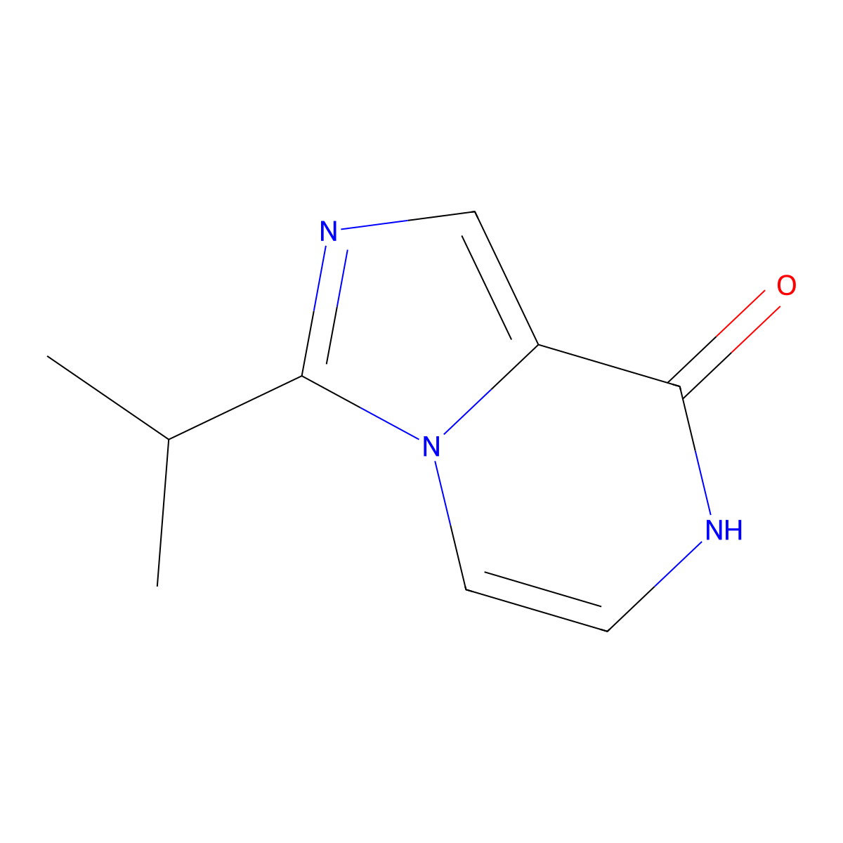 3-Isopropylimidazo[1,5-a]pyrazin-8-ol molecular structure, CAS 1506675-85-9
