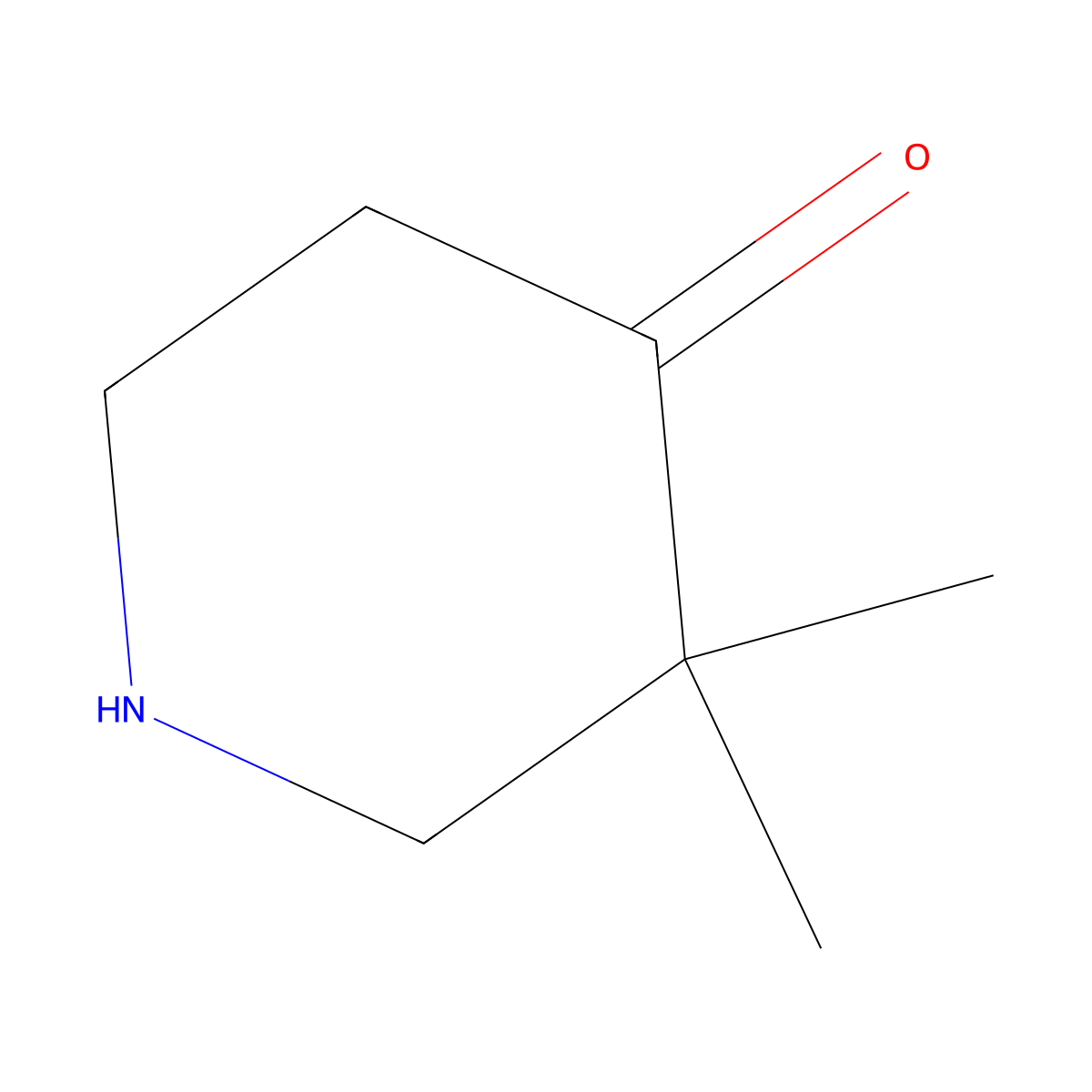 3,3-Dimethylpiperidin-4-one molecular structure, CAS 150668-82-9