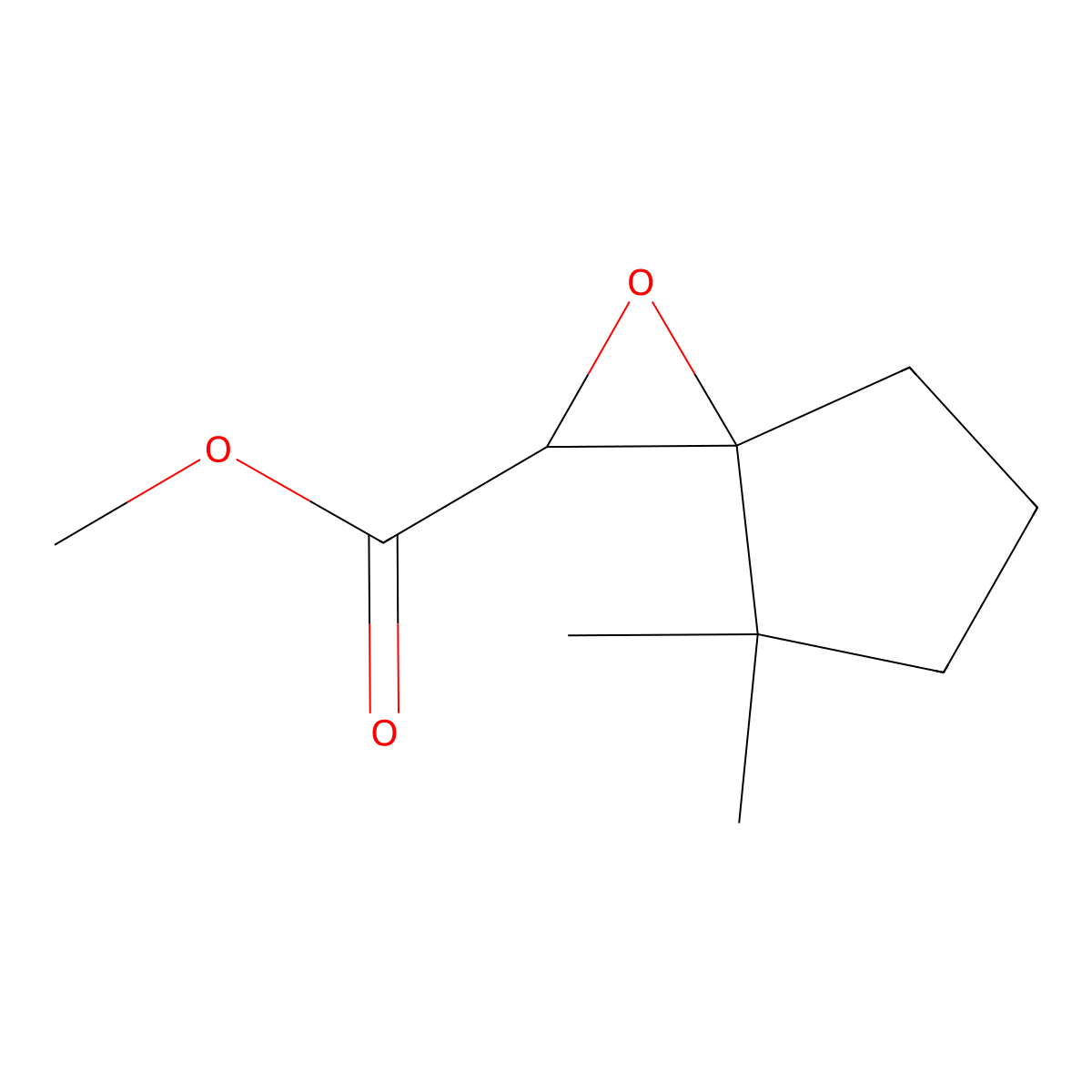 Methyl 4,4-dimethyl-1-oxaspiro[2.4]heptane-2-carboxylate molecular structure, CAS 1506743-49-2