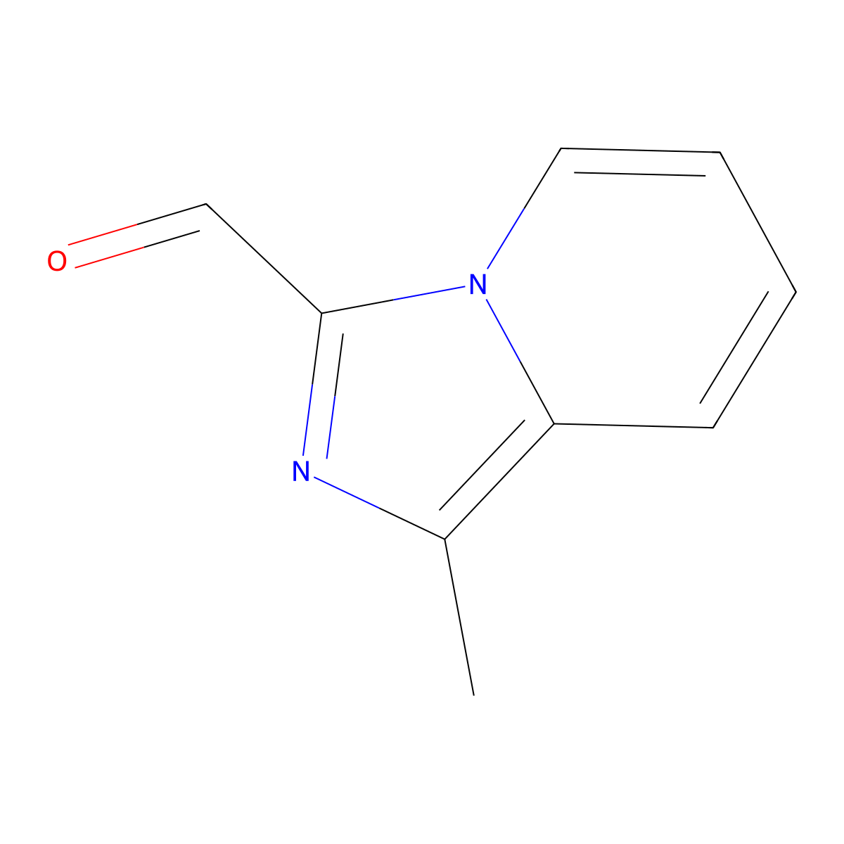 1-Methylimidazo[1,5-a]pyridine-3-carbaldehyde molecular structure, CAS 1507045-07-9