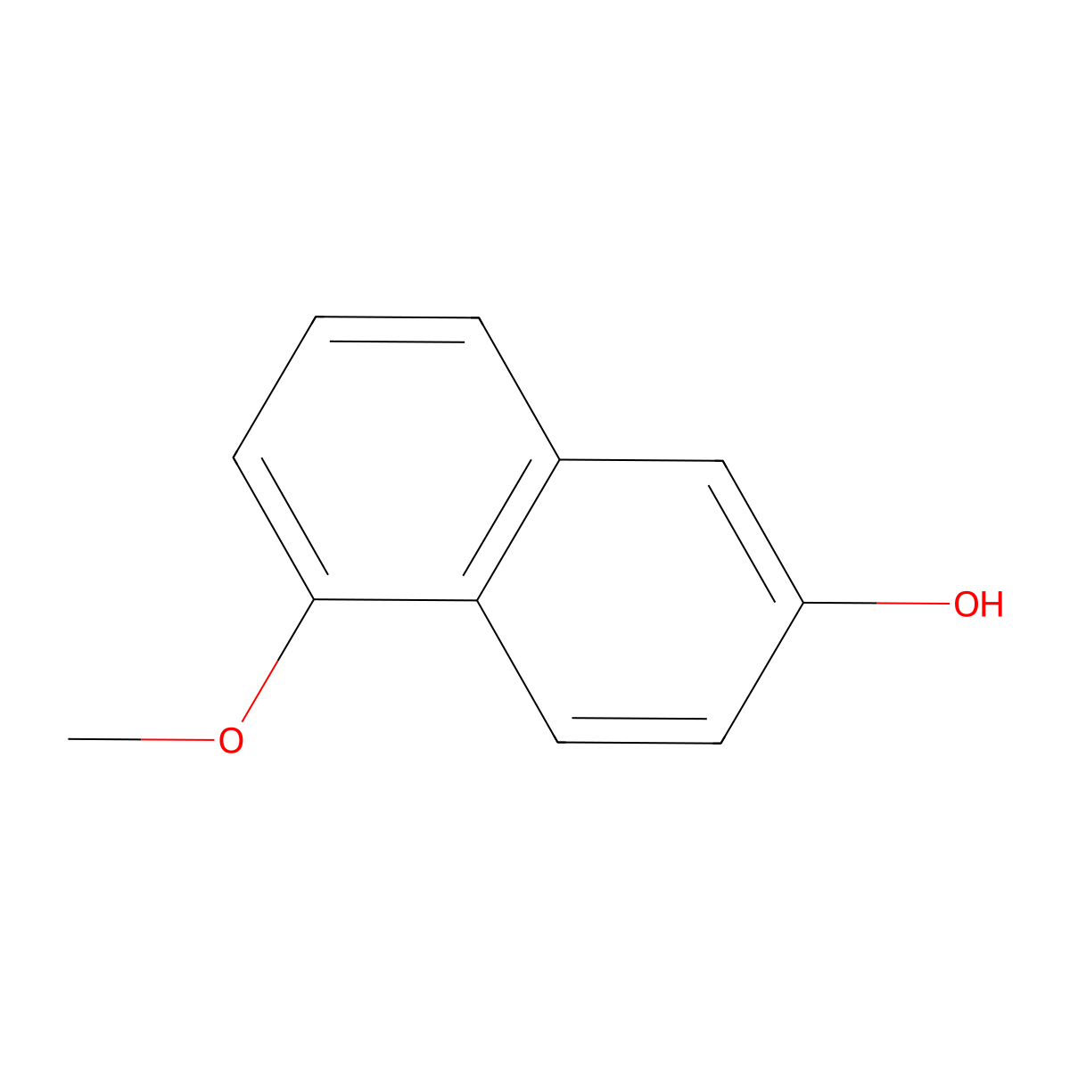 5-Methoxynaphthalen-2-ol molecular structure, CAS 150712-57-5