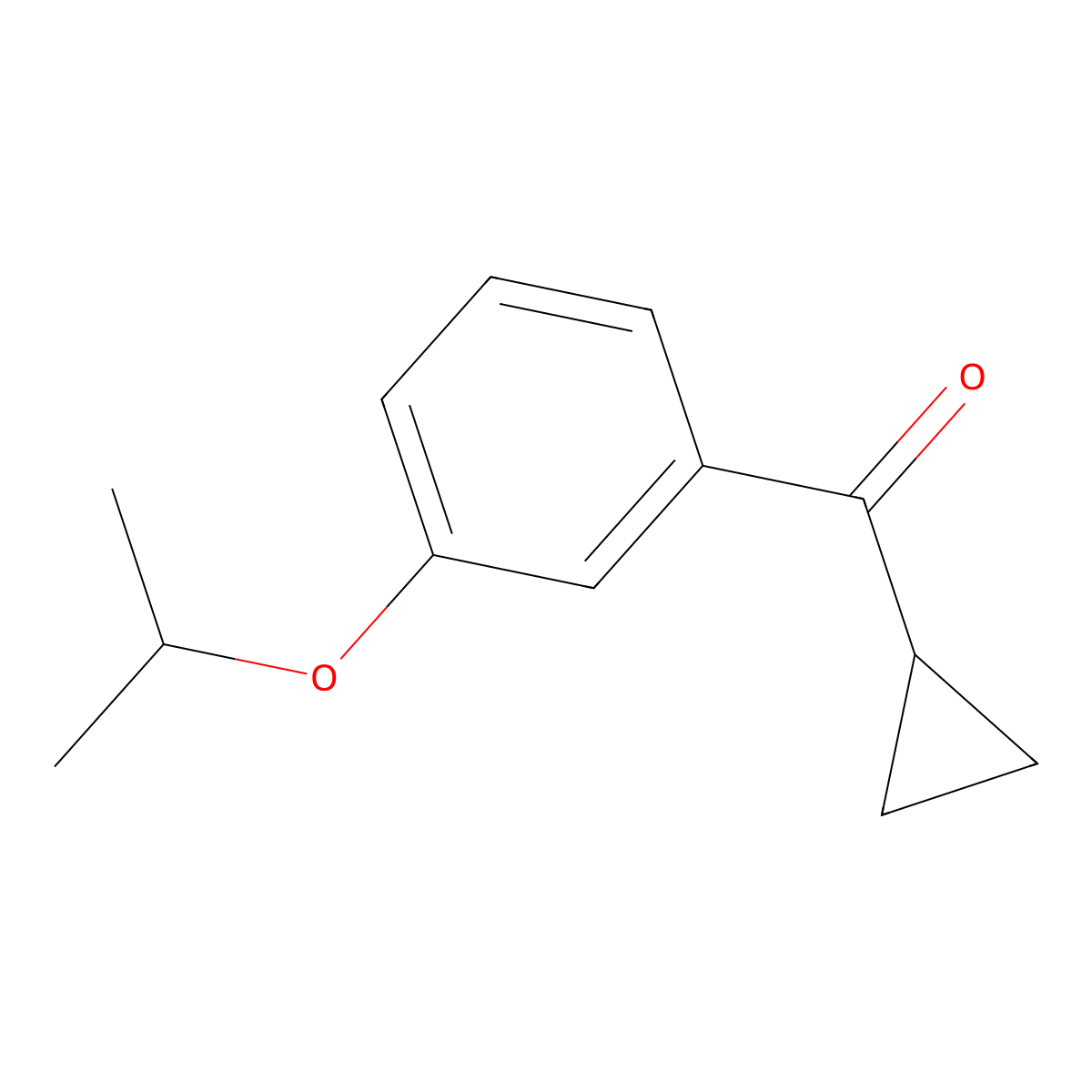 Cyclopropyl[3-(1-methylethoxy)phenyl]methanone molecular structure, CAS 1507128-76-8