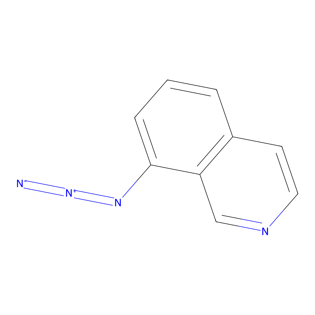 8-Azidoisoquinoline molecular structure, CAS 1507166-45-1