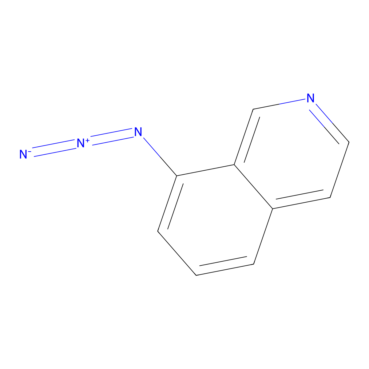 8-Azidoisoquinoline molecular structure, CAS 1507166-45-1