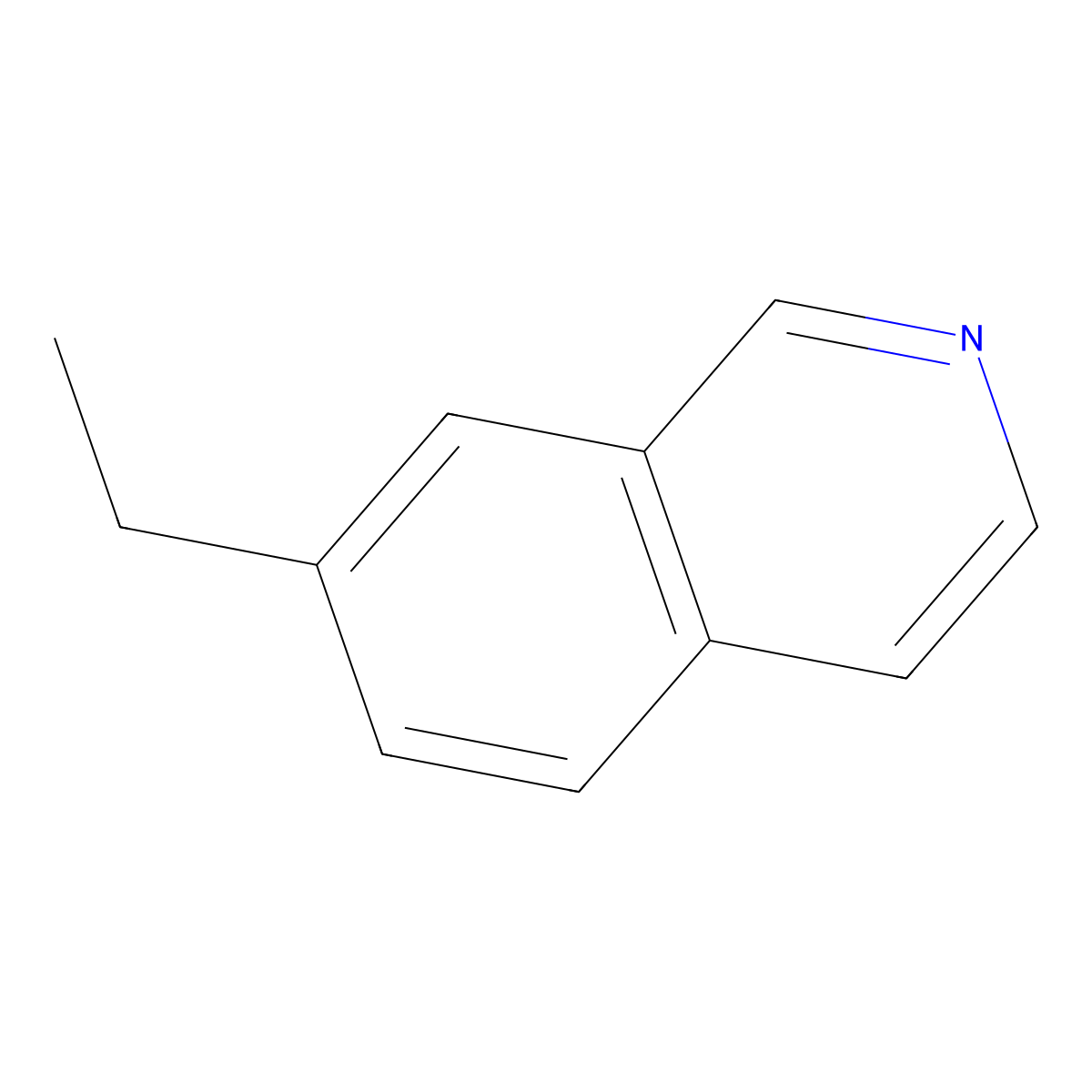 7-Ethylisoquinoline molecular structure, CAS 1507307-72-3