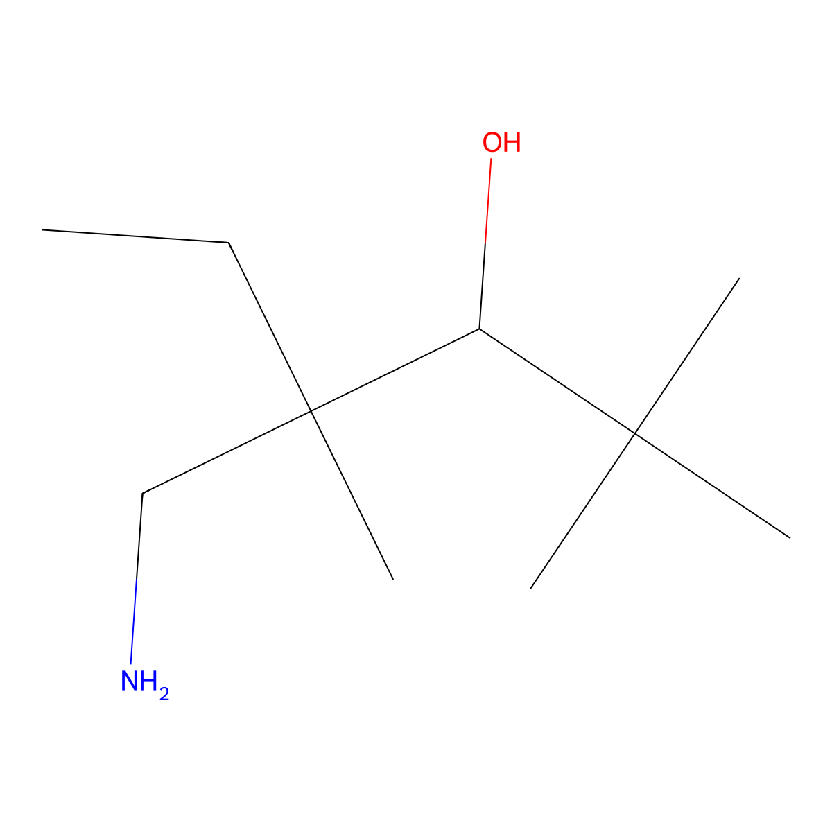 4-(Aminomethyl)-2,2,4-trimethylhexan-3-ol molecular structure, CAS 1507326-17-1