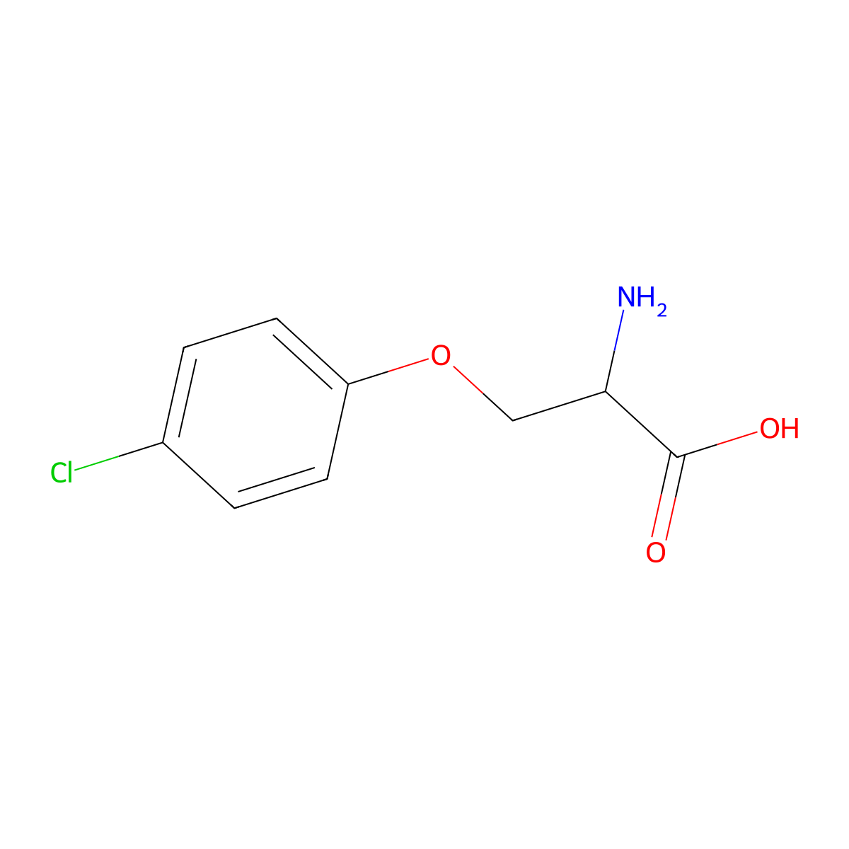 O-(4-Chlorophenyl)-D-serine molecular structure, CAS 1507359-71-8