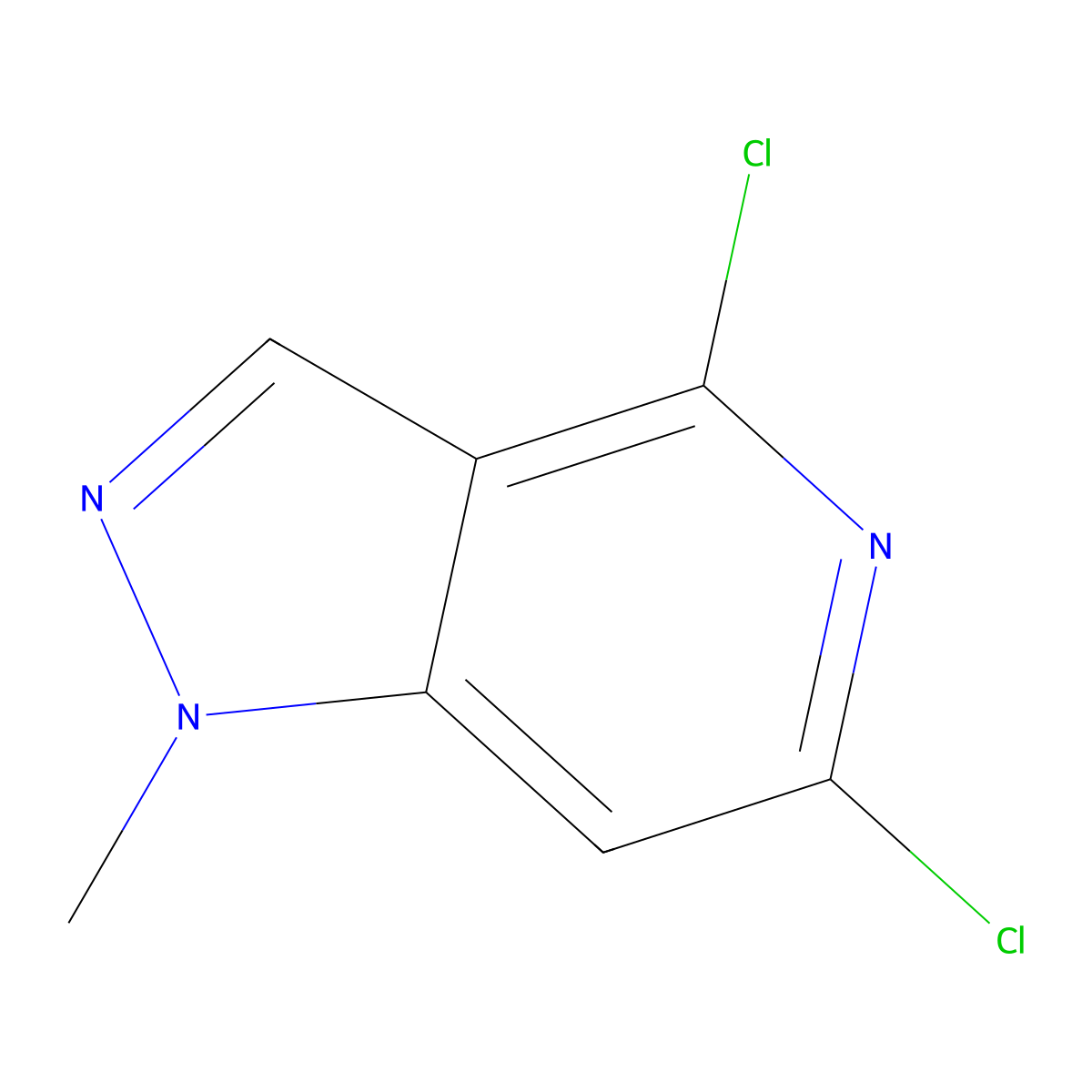 4,6-dichloro-1-methyl-1H-pyrazolo[4,3-c]pyridine molecular structure, CAS 1507372-45-3