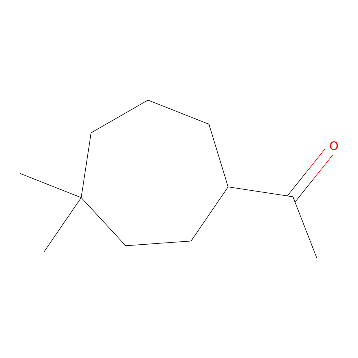 1-(4,4-Dimethylcycloheptyl)ethan-1-one molecular structure, CAS 1507473-96-2