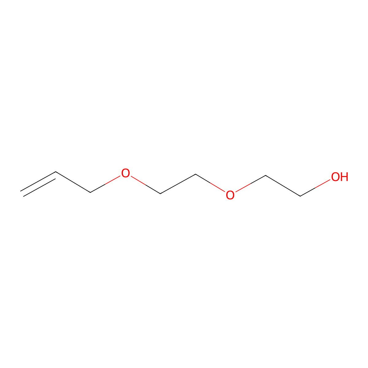 2-(2-(Allyloxy)ethoxy)ethanol molecular structure, CAS 15075-50-0