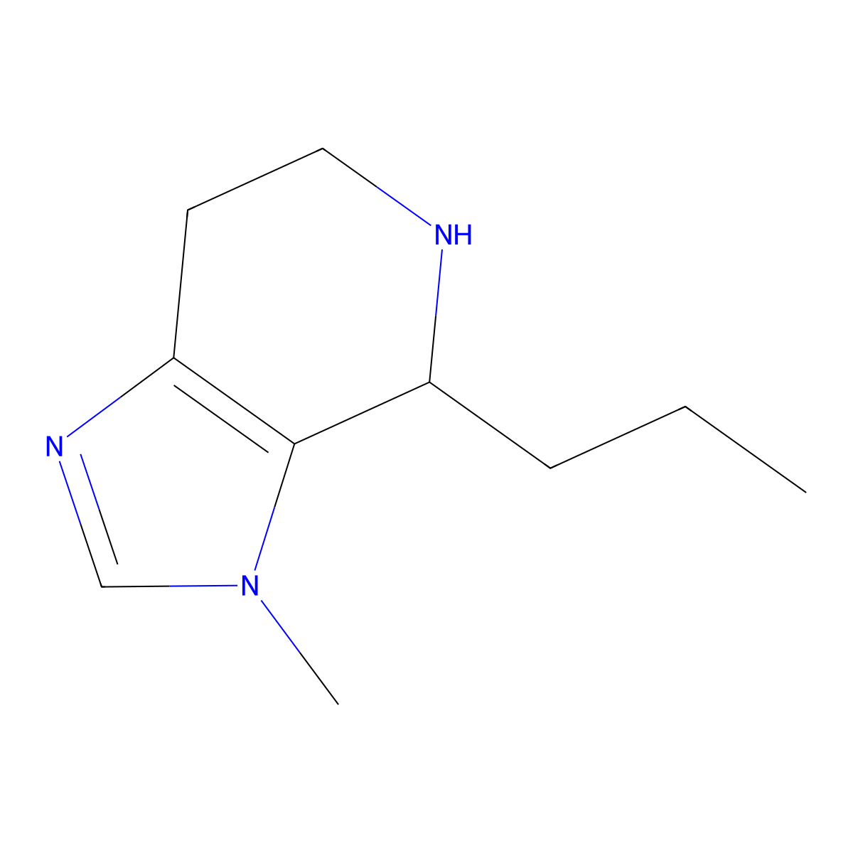 3-Methyl-4-propyl-3H,4H,5H,6H,7H-imidazo[4,5-C]pyridine molecular structure, CAS 1507528-05-3