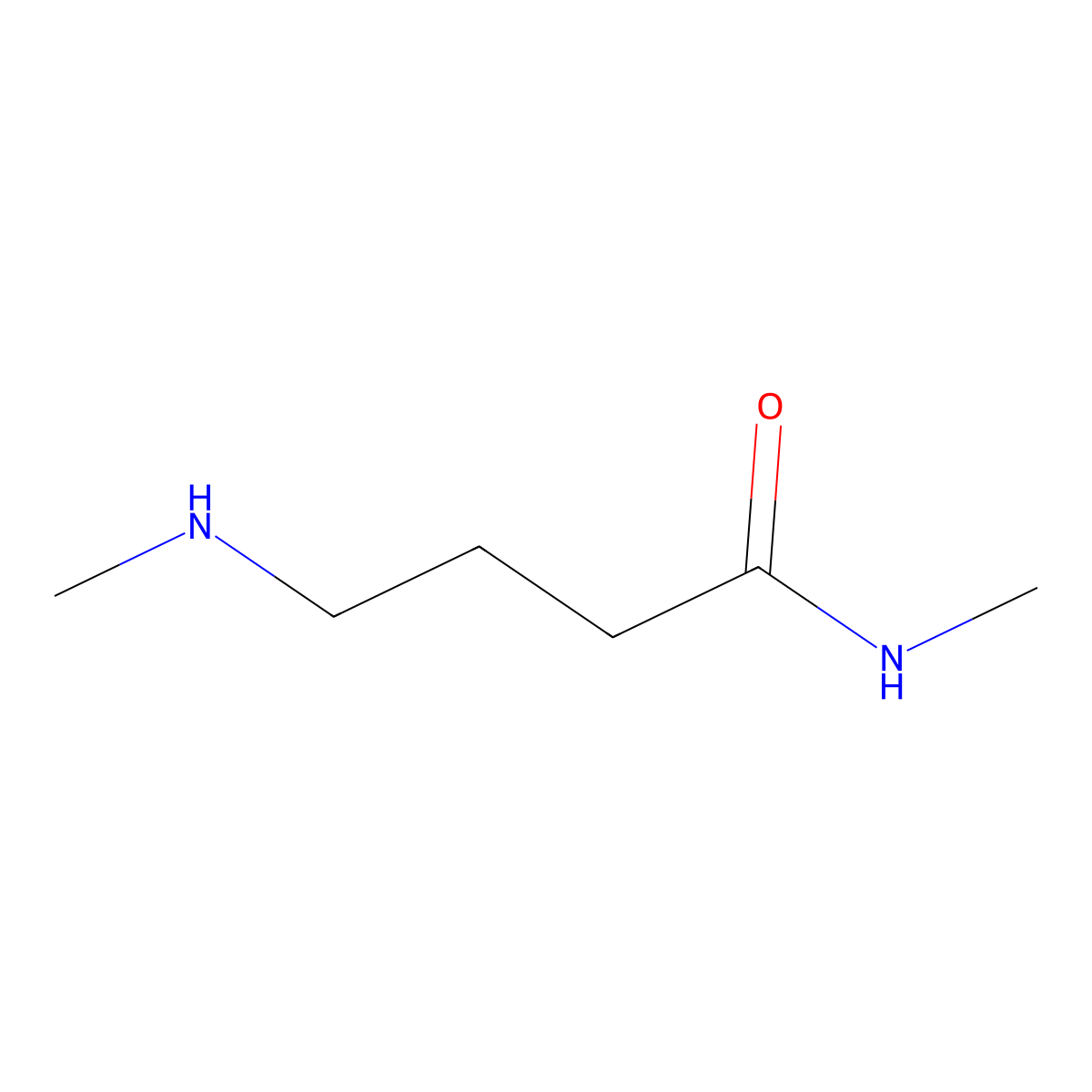 N-methyl-4-(methylamino)butanamide molecular structure, CAS 150757-96-3