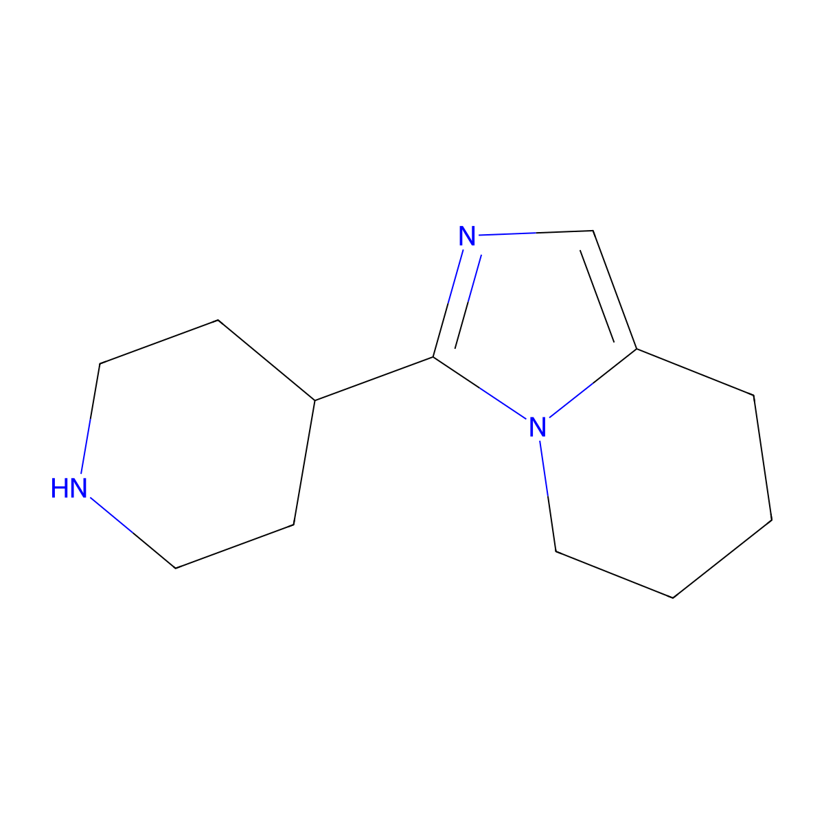 4-{5H,6H,7H,8H-imidazo[1,5-a]pyridin-3-yl}piperidine molecular structure, CAS 1507588-63-7