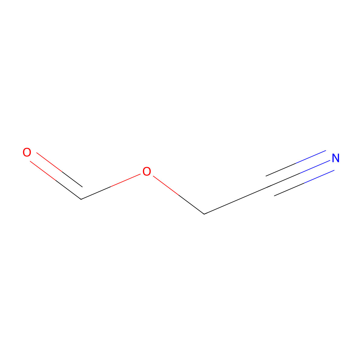 (Formyloxy)acetonitrile molecular structure, CAS 150760-95-5