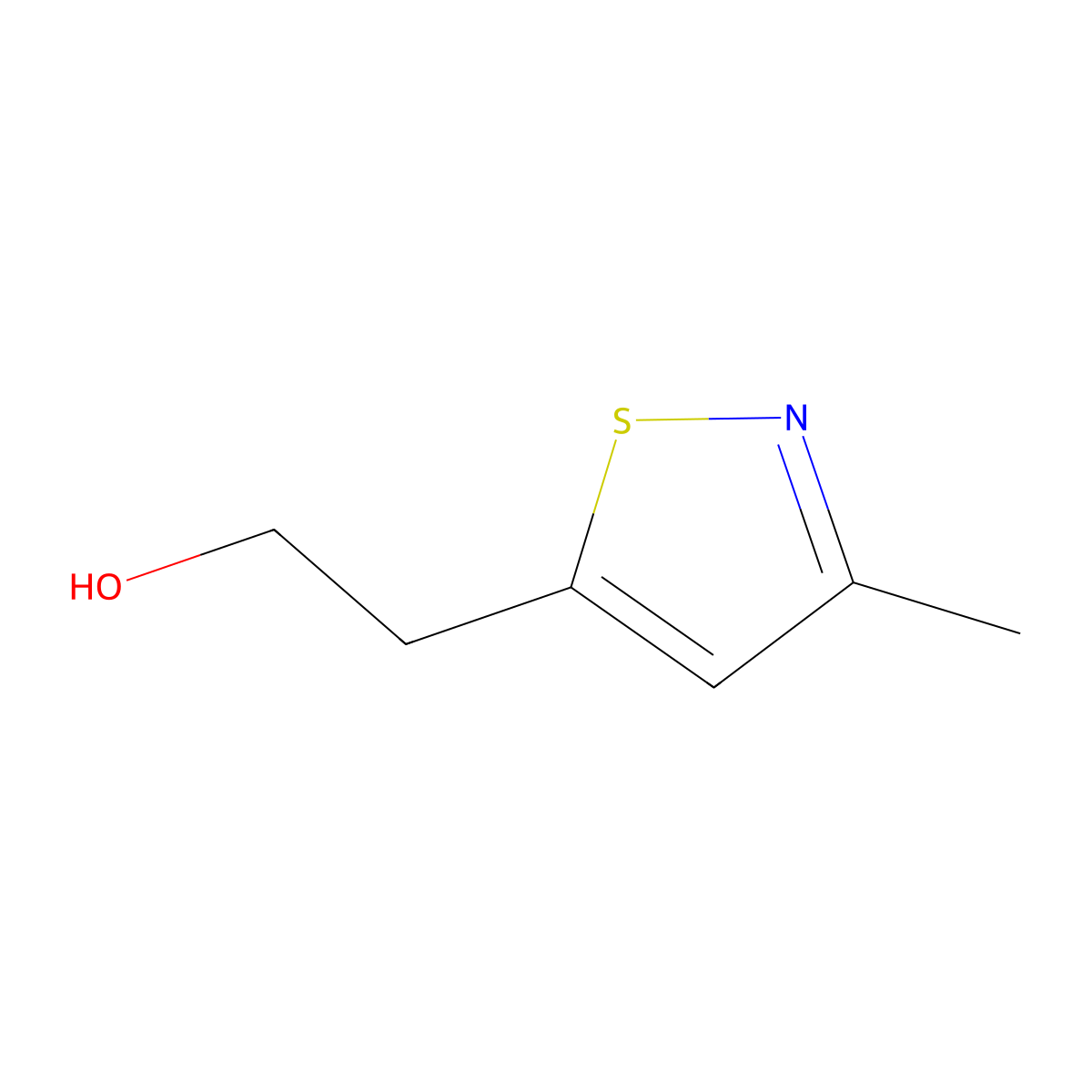 2-(3-Methyl-1,2-thiazol-5-yl)ethan-1-ol molecular structure, CAS 1507607-61-5