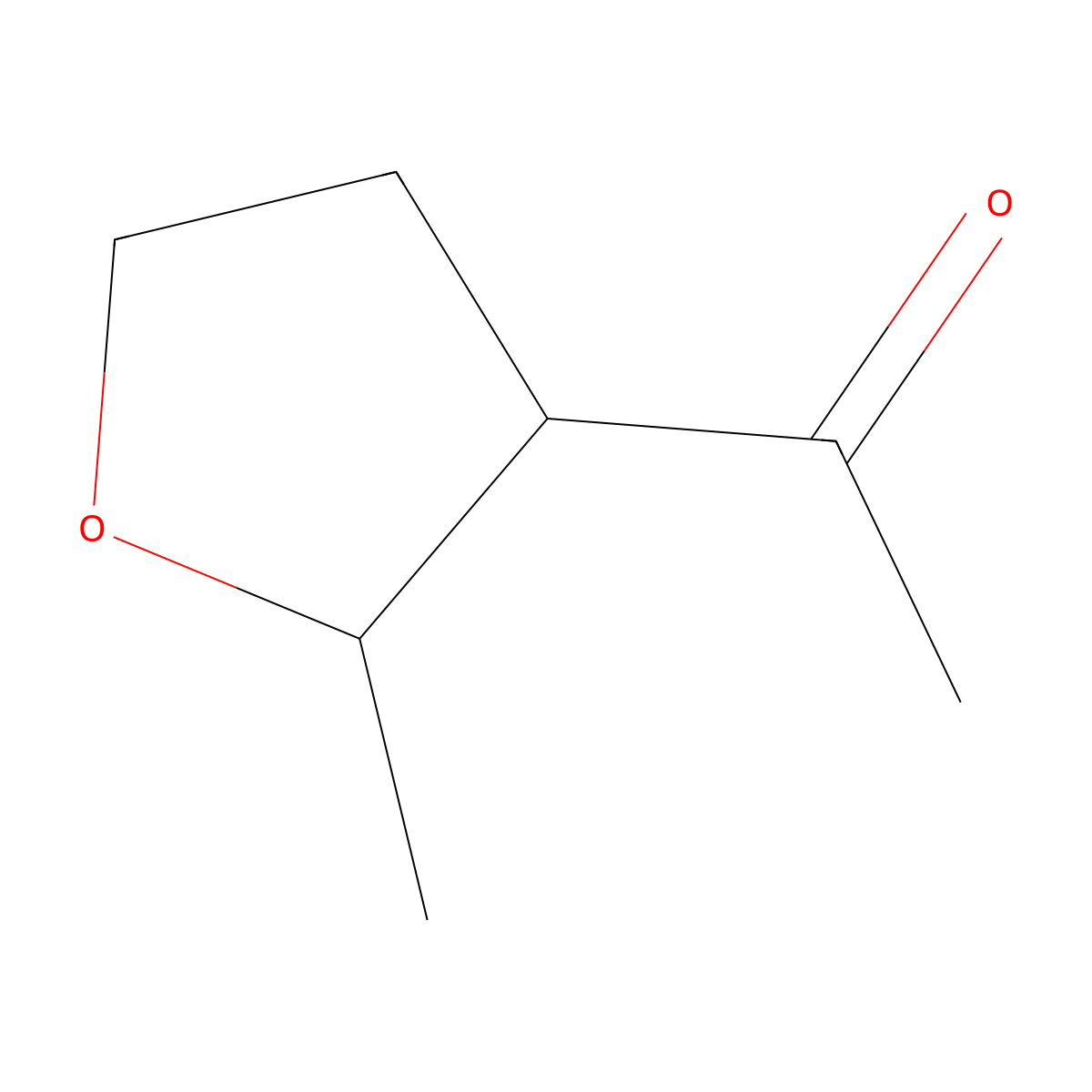 1-(2-Methyloxolan-3-yl)ethan-1-one molecular structure, CAS 1507617-93-7