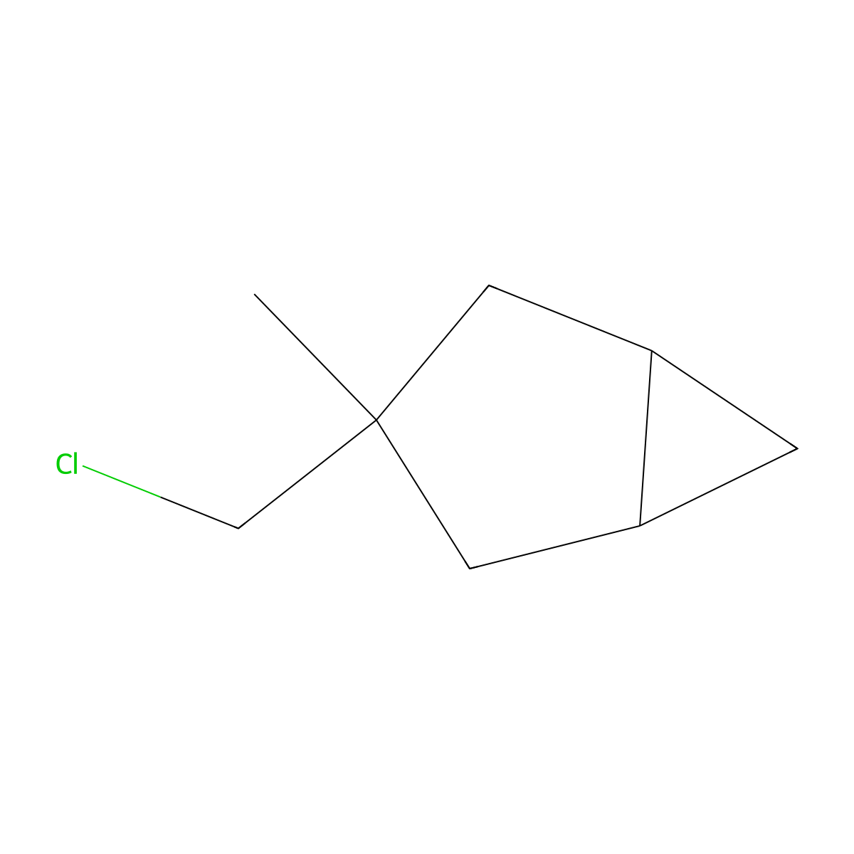 3-(Chloromethyl)-3-methylbicyclo[3.1.0]hexane molecular structure, CAS 1507655-60-8