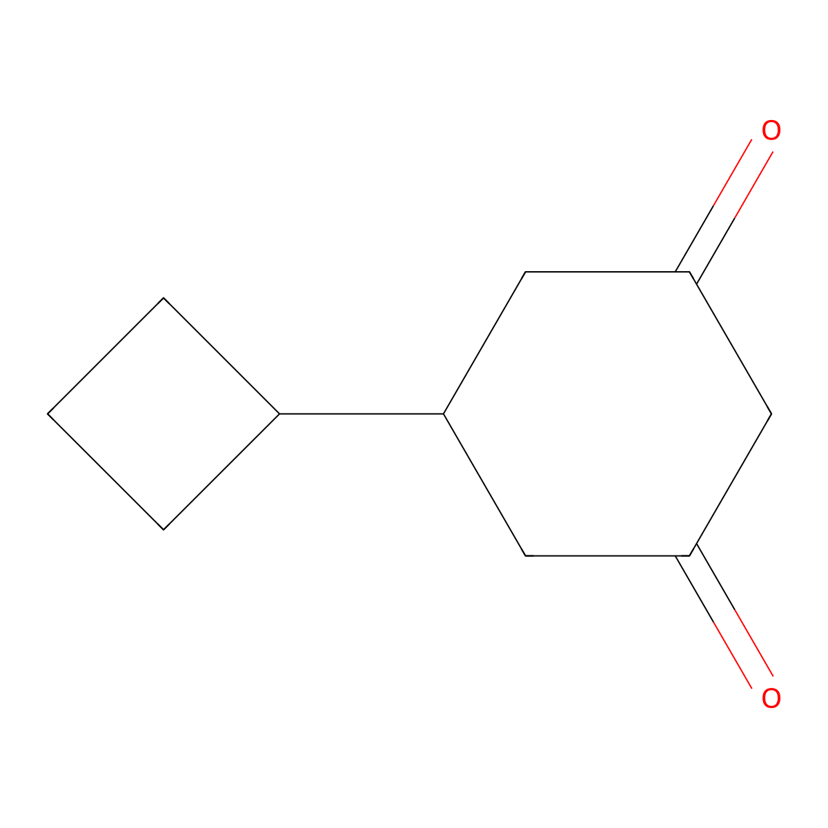 5-Cyclobutylcyclohexane-1,3-dione molecular structure, CAS 1507660-75-4