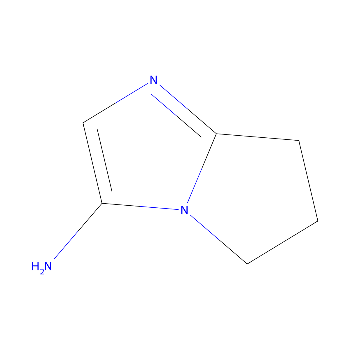 6,7-Dihydro-5H-pyrrolo[1,2-a]imidazol-3-amine molecular structure, CAS 1507681-94-8