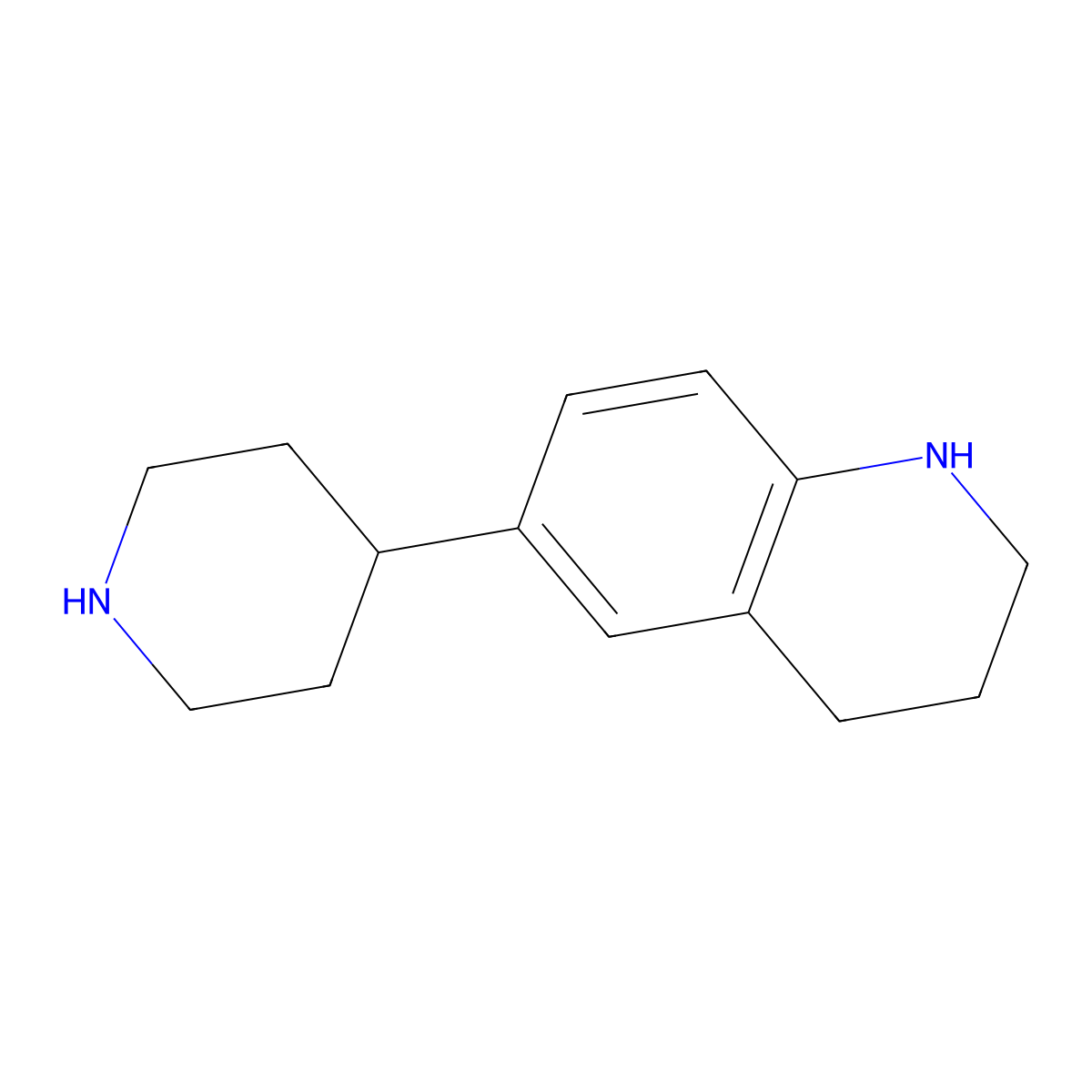 6-(Piperidin-4-yl)-1,2,3,4-tetrahydroquinoline molecular structure, CAS 1507701-62-3