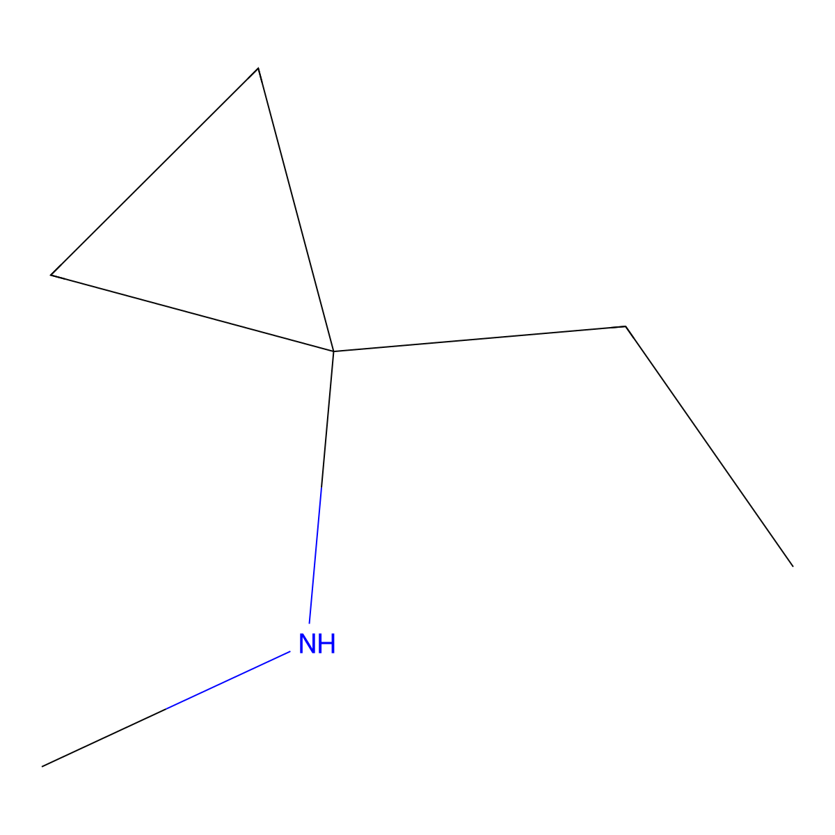 1-ethyl-N-methylcyclopropan-1-amine molecular structure, CAS 1507724-79-9