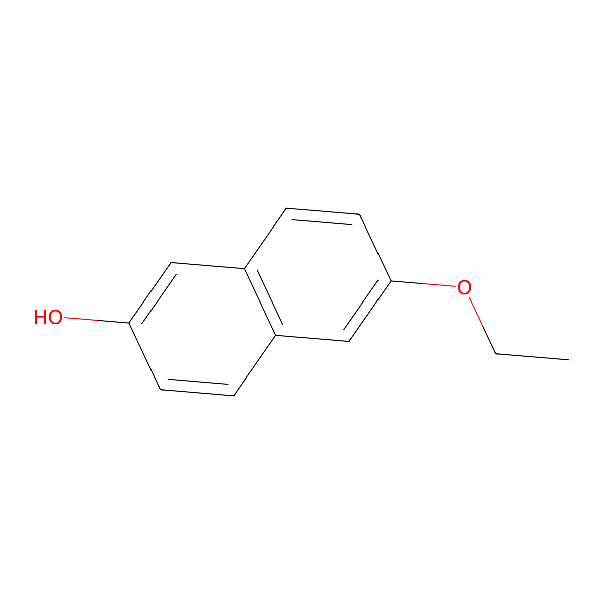 6-Ethoxynaphthalen-2-ol molecular structure, CAS 150788-85-5
