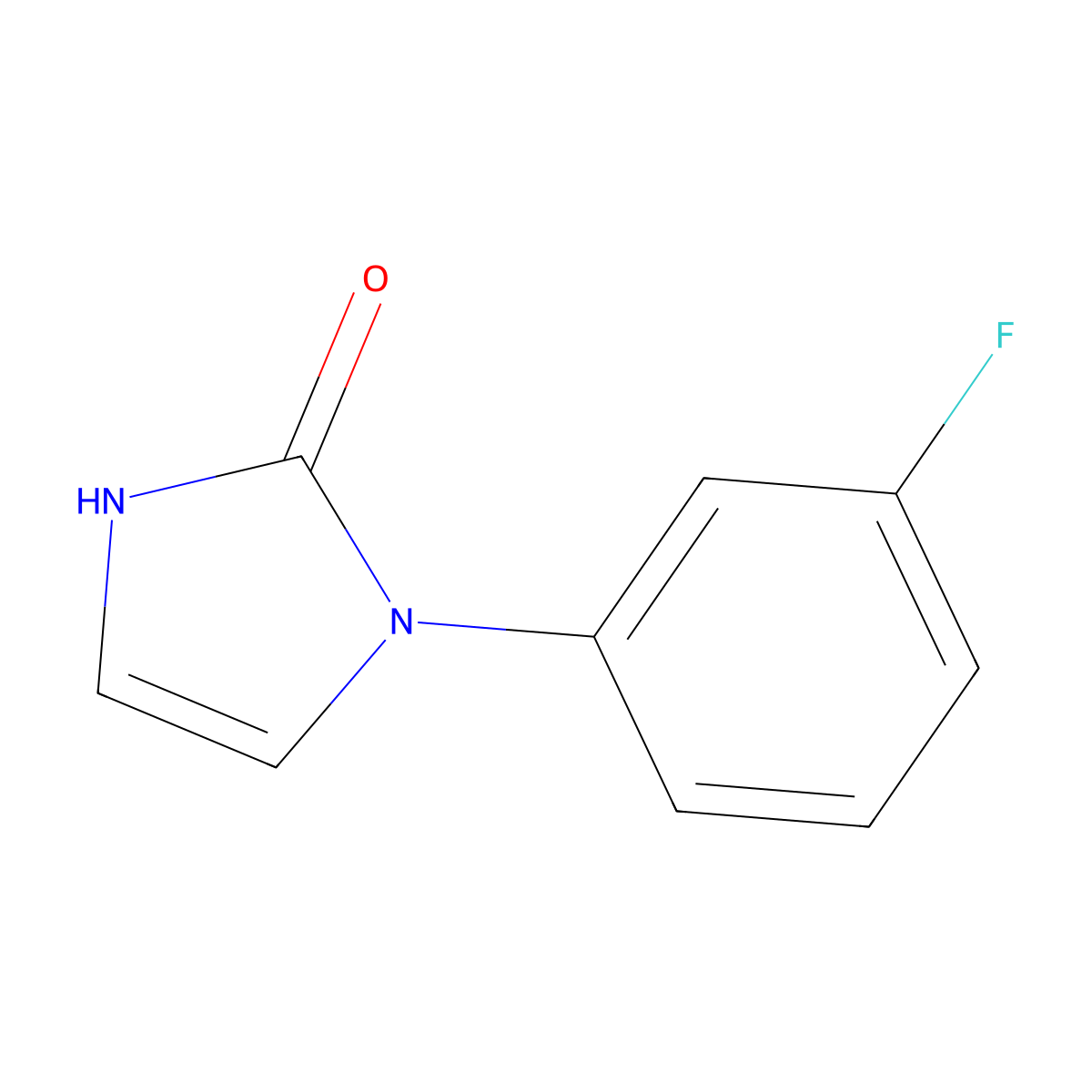 1-(3-Fluorophenyl)-1,3-dihydro-2h-imidazol-2-one molecular structure, CAS 1507939-77-6