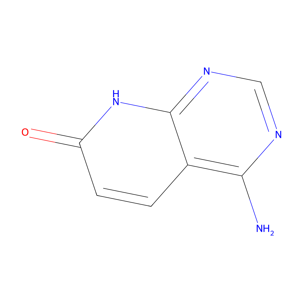 4-Amino-7H,8H-pyrido[2,3-d]pyrimidin-7-one molecular structure, CAS 1507941-96-9