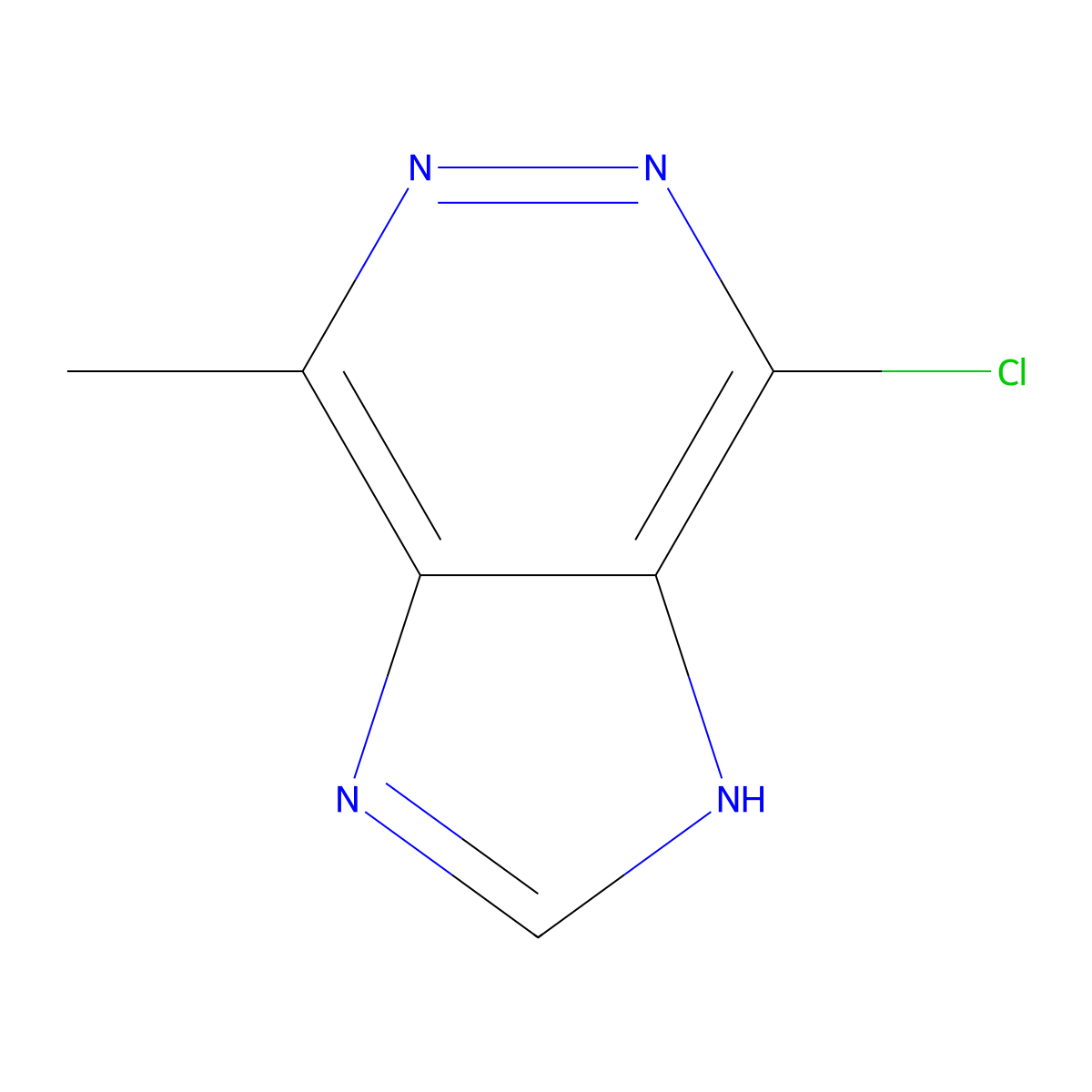 4-Chloro-7-methyl-1H-imidazo[4,5-d]pyridazine molecular structure, CAS 1507987-42-9
