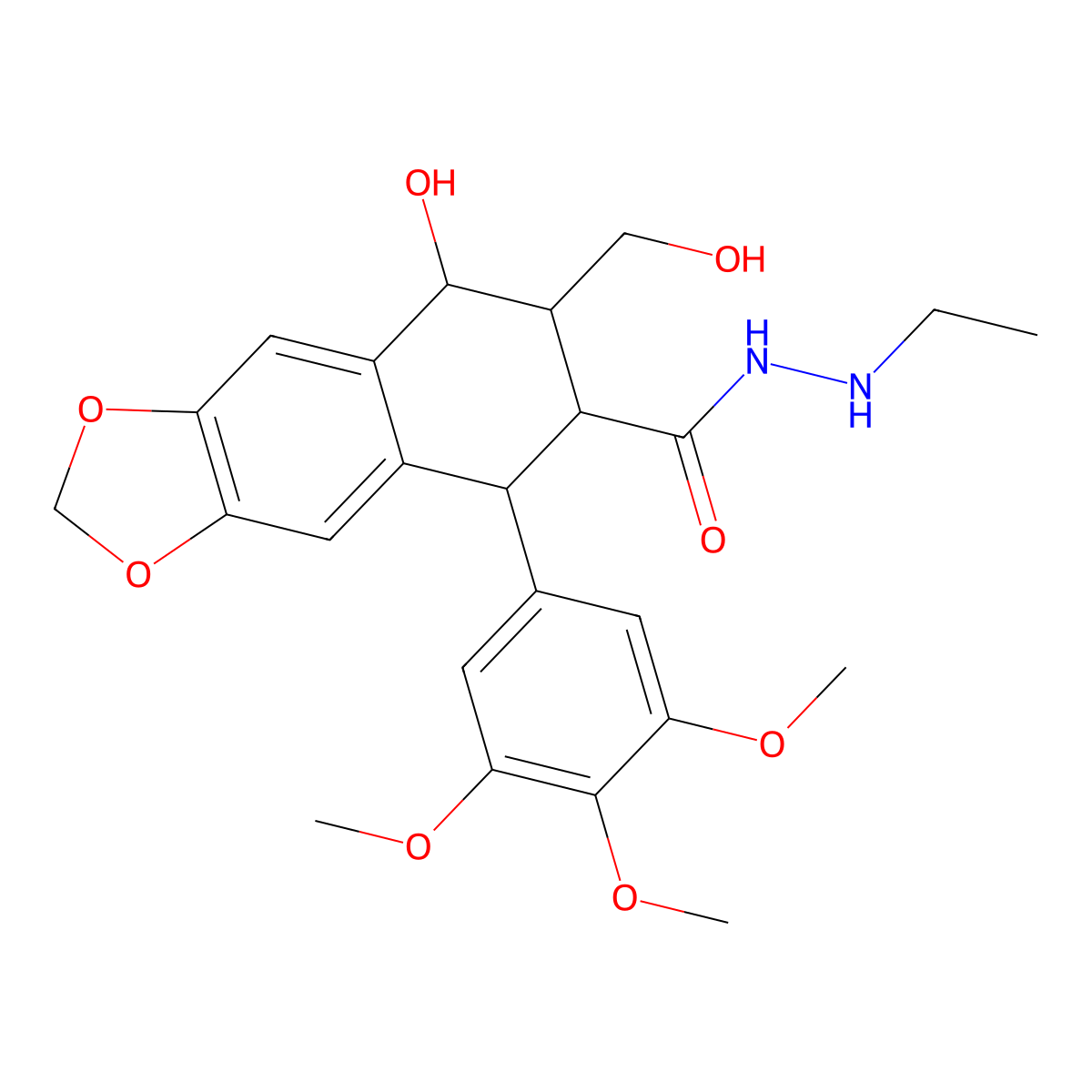 Mitopodozide molecular structure, CAS 1508-45-8
