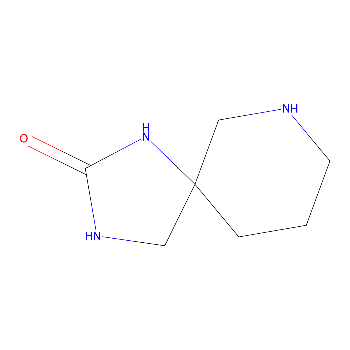 1,3,7-Triazaspiro(4.5)decan-2-one molecular structure, CAS 1508008-77-2