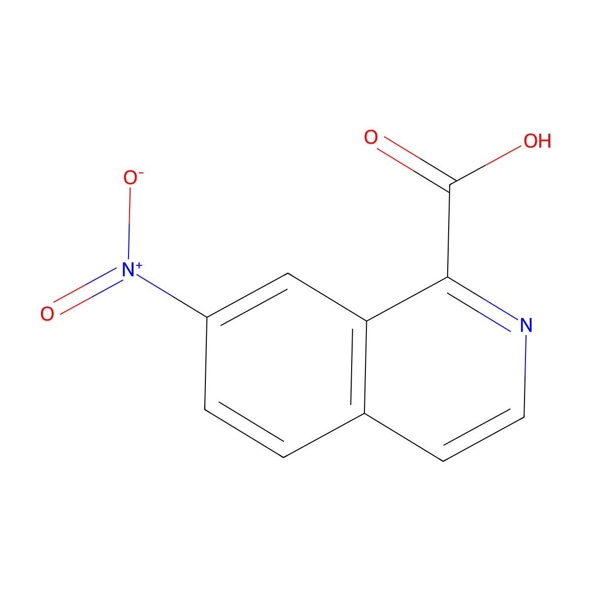 7-Nitroisoquinoline-1-carboxylic acid molecular structure, CAS 1508029-84-2