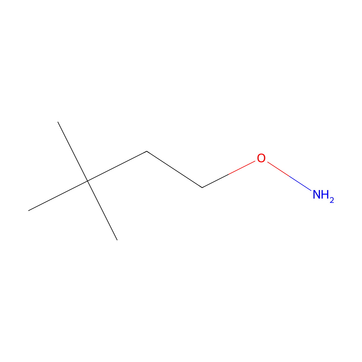 O-(3,3-dimethylbutyl)hydroxylamine molecular structure, CAS 1508058-73-8
