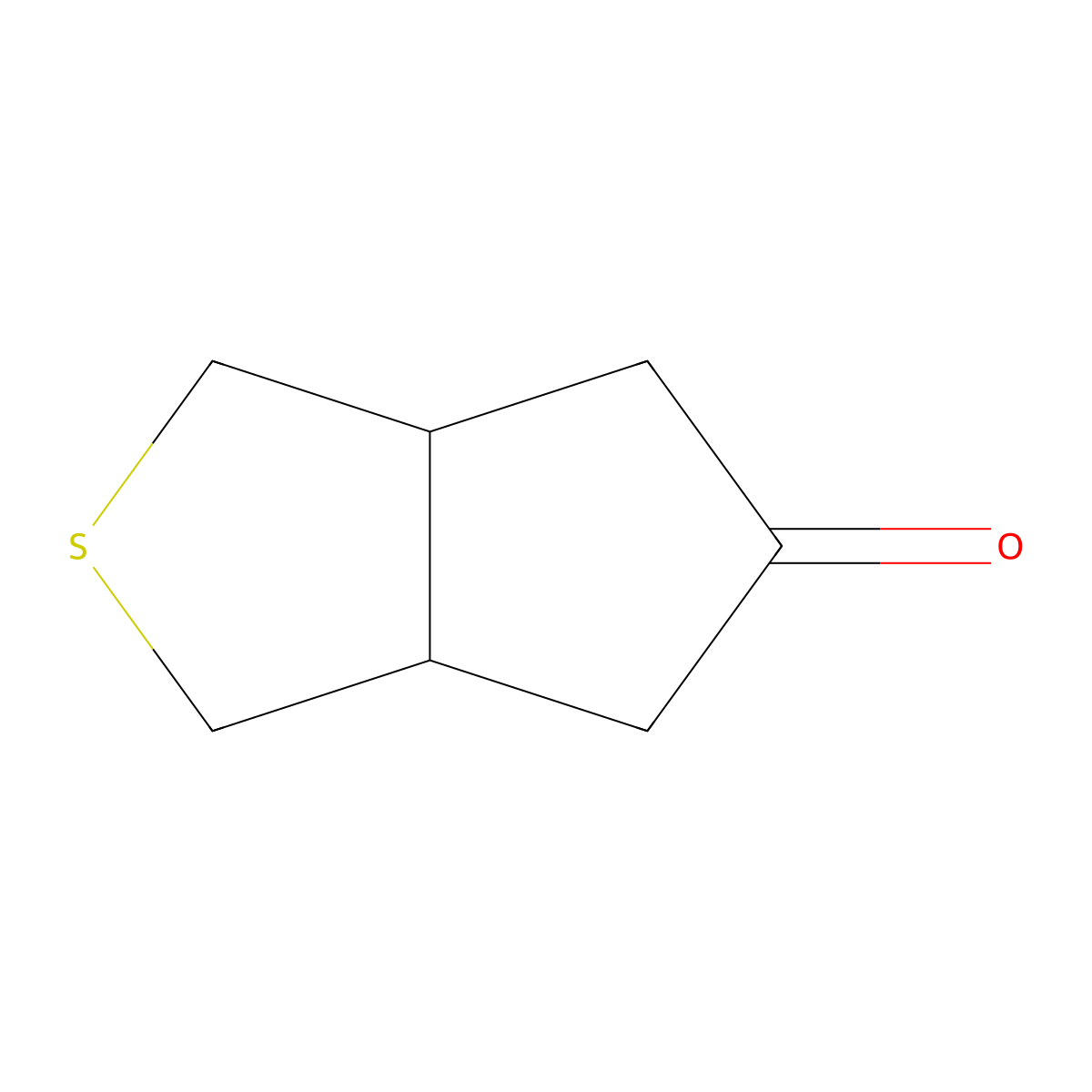 1,3,3a,4,6,6a-Hexahydrocyclopenta[c]thiophen-5-one molecular structure, CAS 1508068-71-0