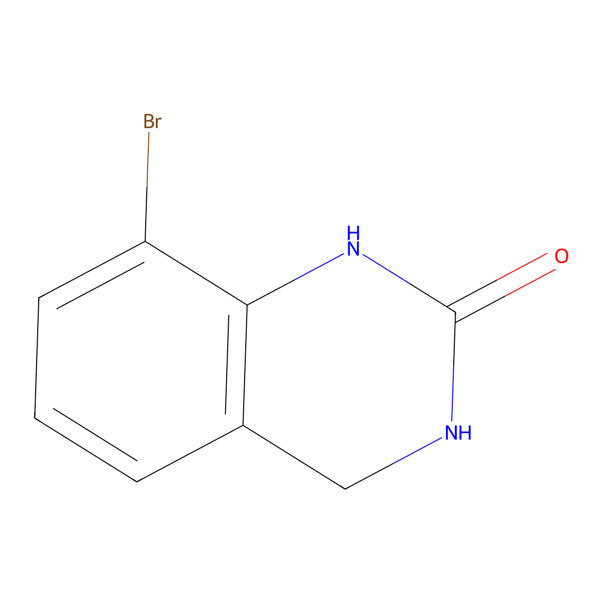 8-Bromo-3,4-dihydroquinazolin-2(1H)-one molecular structure, CAS 1508072-34-1