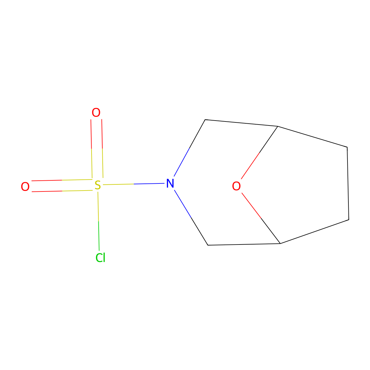 8-Oxa-3-azabicyclo[3.2.1]octane-3-sulfonyl chloride molecular structure, CAS 1508092-53-2