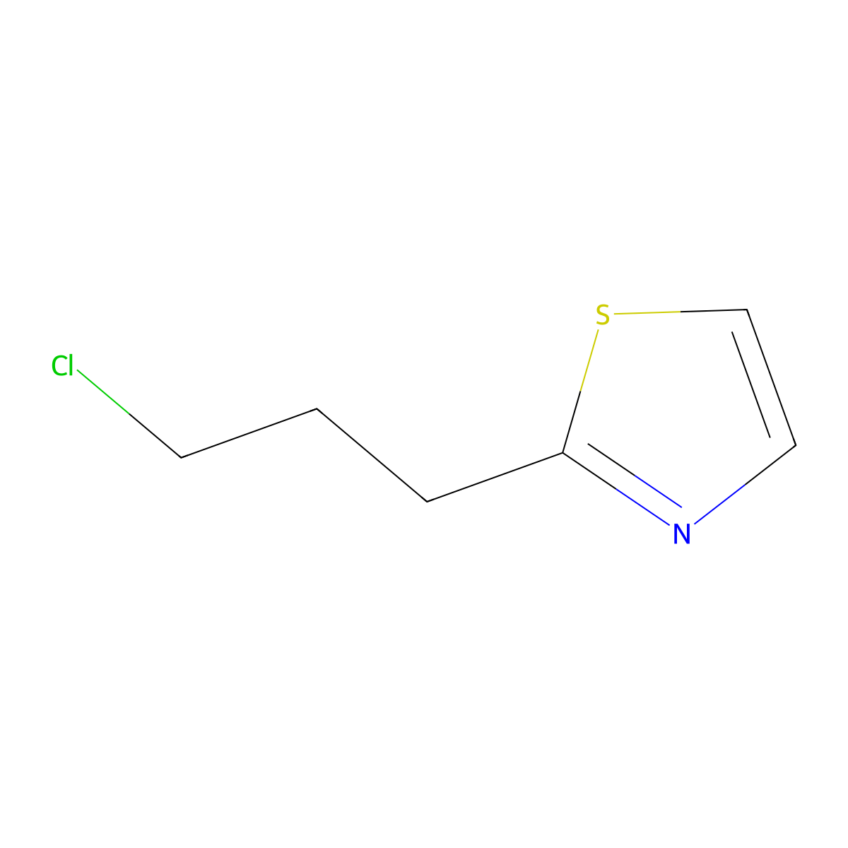 2-(3-Chloropropyl)thiazole molecular structure, CAS 1508098-58-5