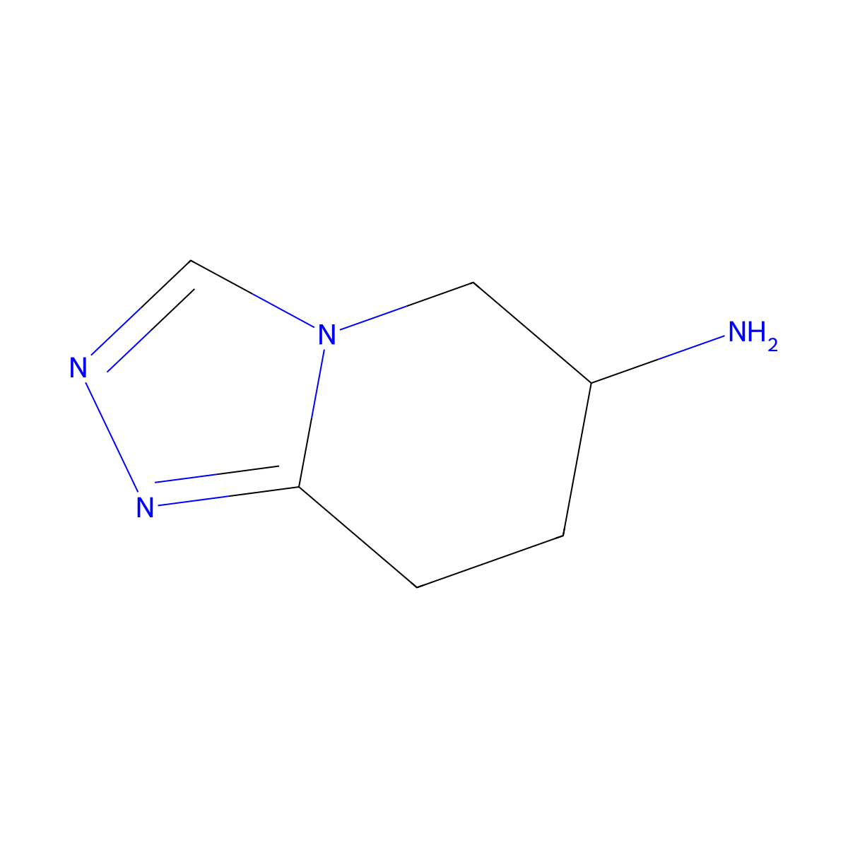 5H,6H,7H,8H-[1,2,4]triazolo[4,3-a]pyridin-6-amine molecular structure, CAS 1508111-51-0