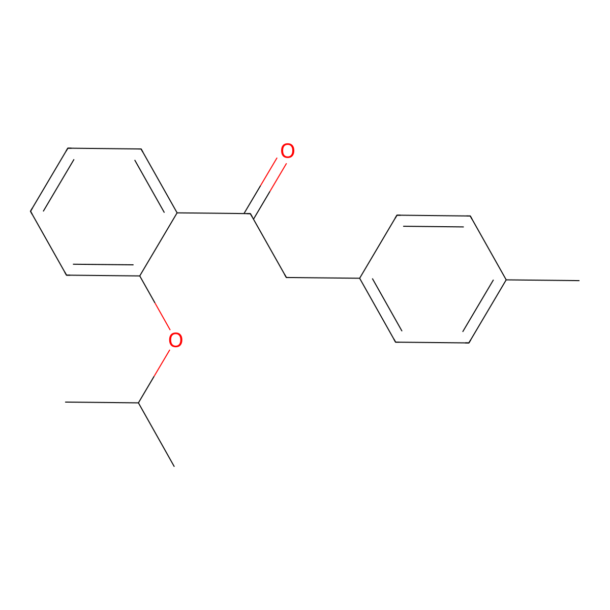 1-(2-Isopropoxyphenyl)-2-(p-tolyl)ethanone molecular structure, CAS 1508157-18-3