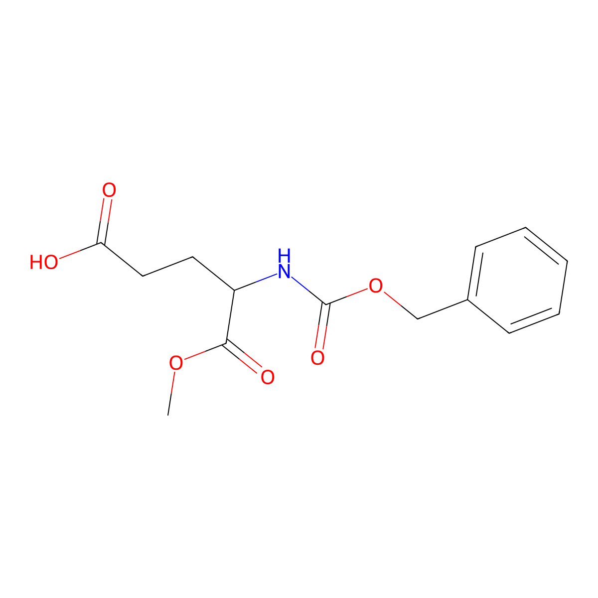 4-{[(Benzyloxy)carbonyl]amino}-5-methoxy-5-oxopentanoic acid molecular structure, CAS 150823-40-8