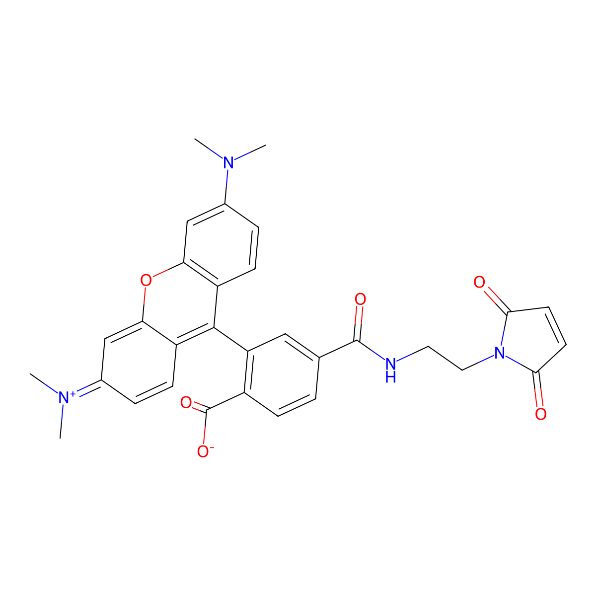 6-TAMRA Maleimide molecular structure, CAS 1508249-06-6