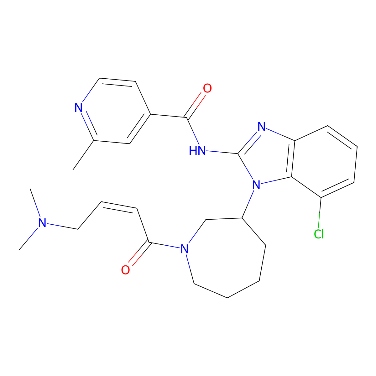 Nazartinib molecular structure, CAS 1508250-71-2