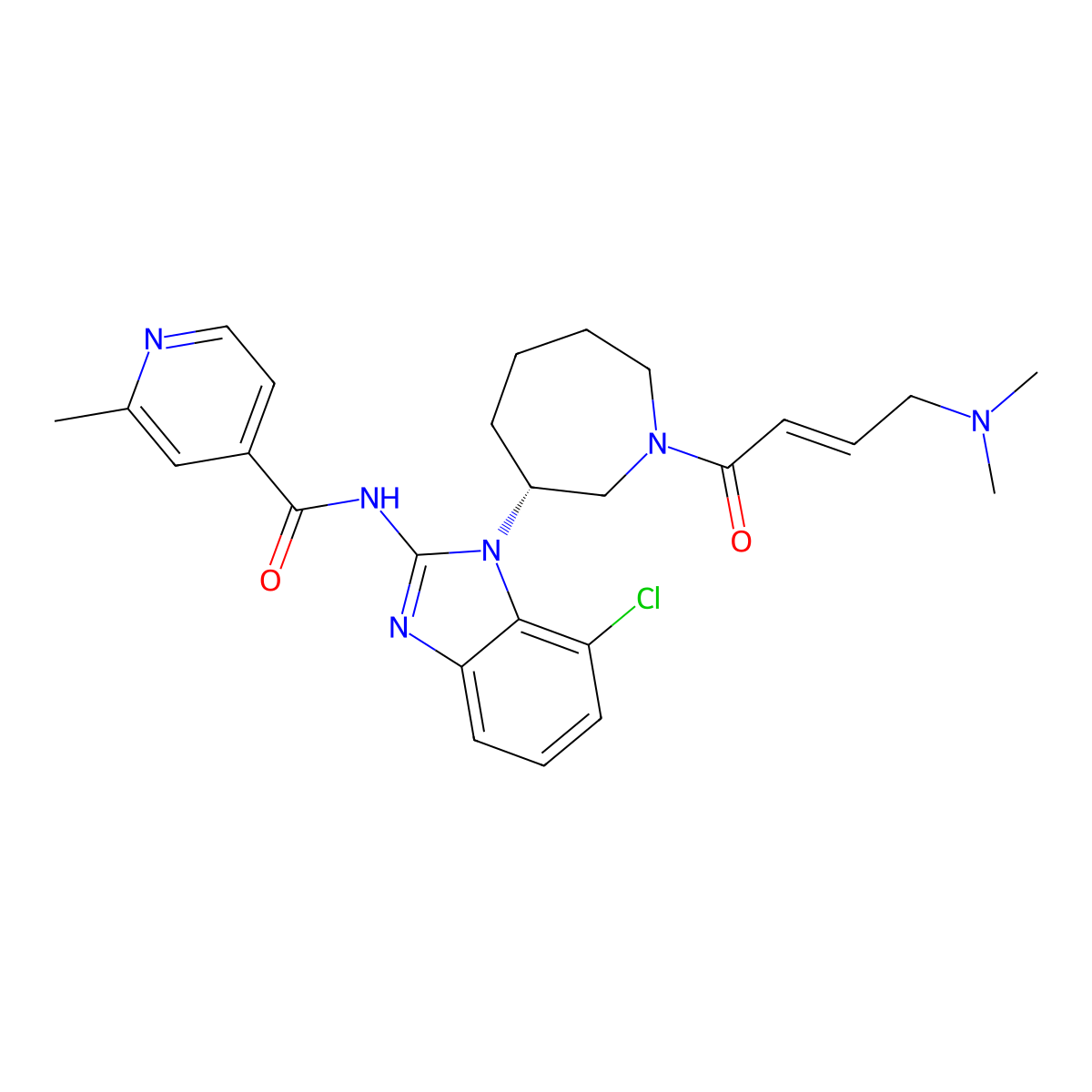 Nazartinib molecular structure, CAS 1508250-71-2