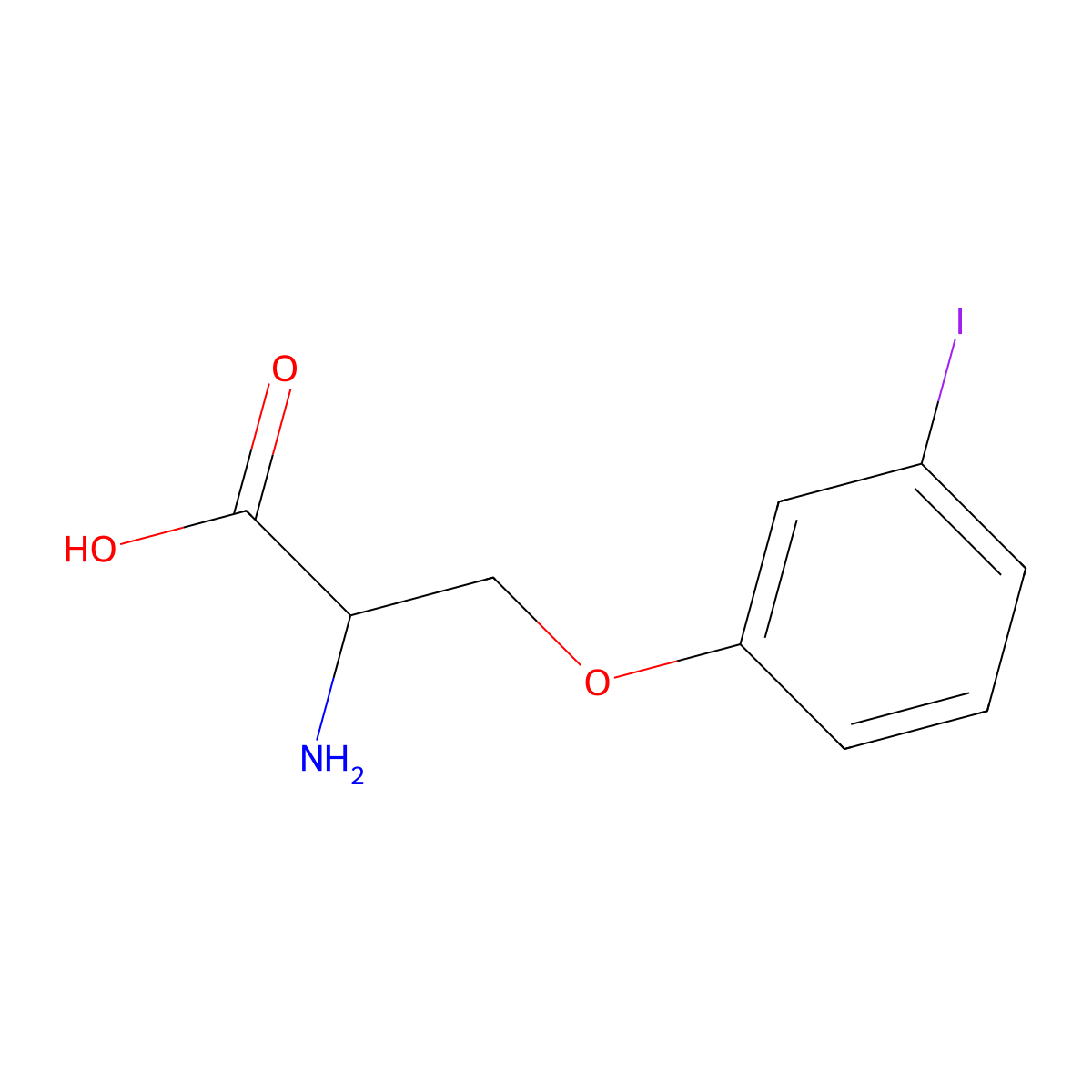O-(3-Iodophenyl)-L-serine molecular structure, CAS 1508259-07-1