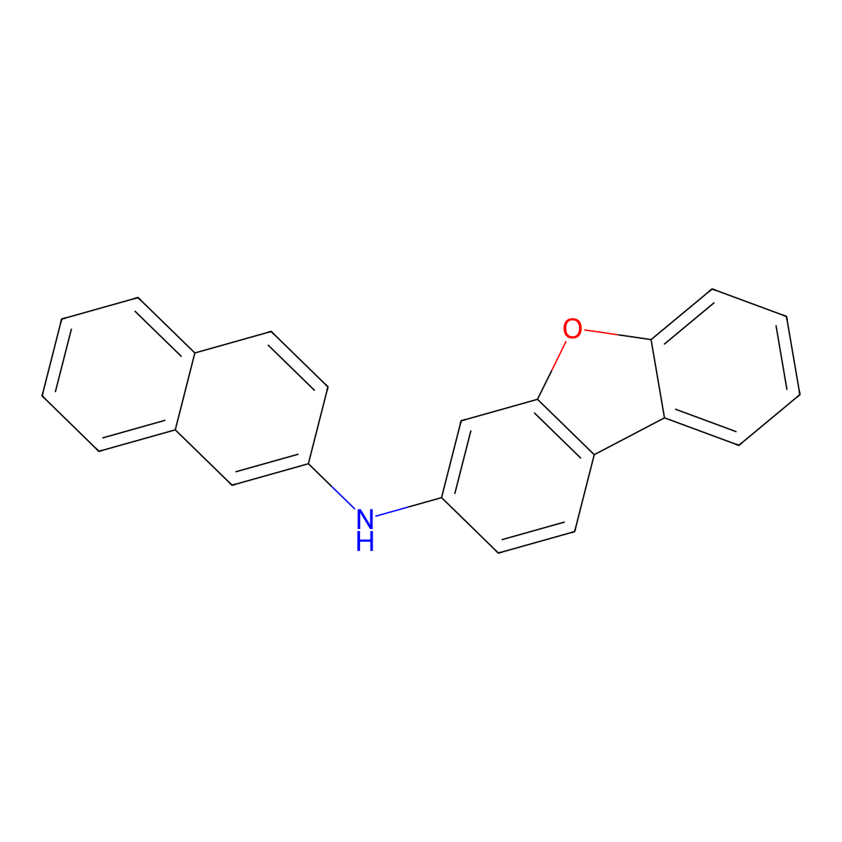 N-(Naphthalen-2-yl)dibenzo[b,d]furan-3-amine molecular structure, CAS 1508273-05-9