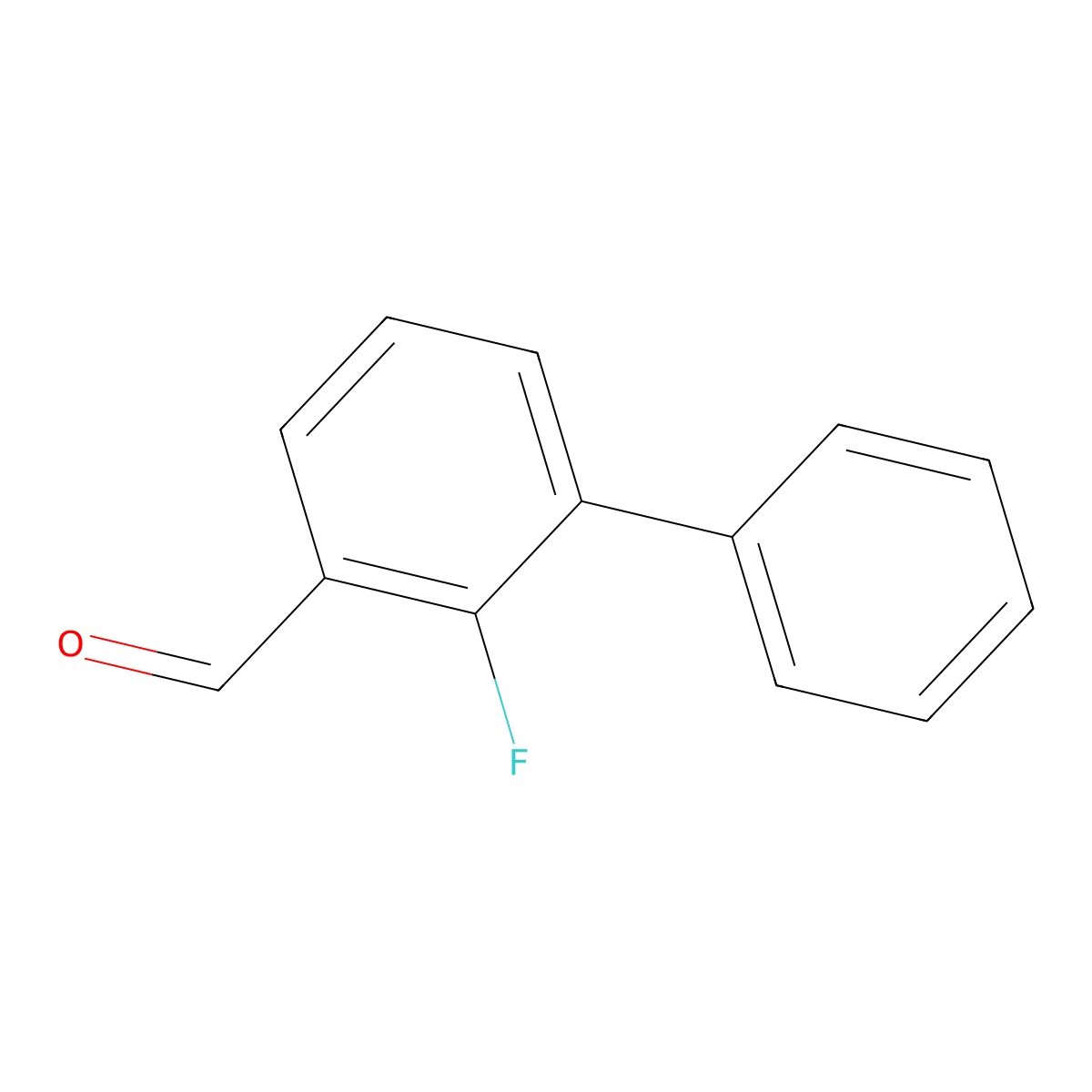 2-Fluoro-3-phenylbenzaldehyde molecular structure, CAS 1508348-13-7