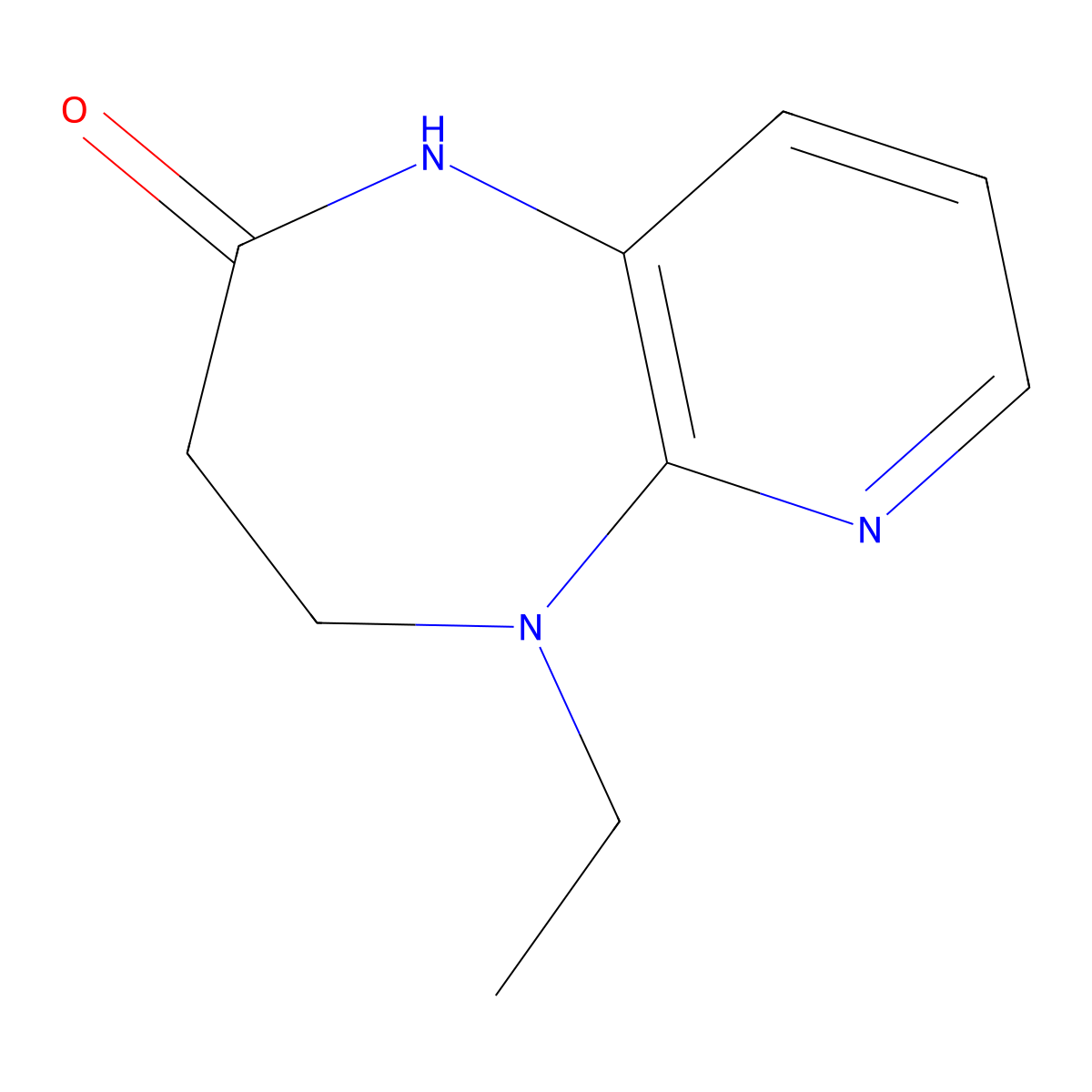 5-Ethyl-4,5-dihydro-1H-pyrido[2,3-b][1,4]diazepin-2(3H)-one molecular structure, CAS 1508518-75-9