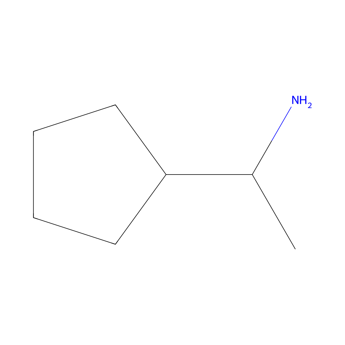 (alphaR)-alpha-Methylcyclopentanemethanamine molecular structure, CAS 150852-72-5